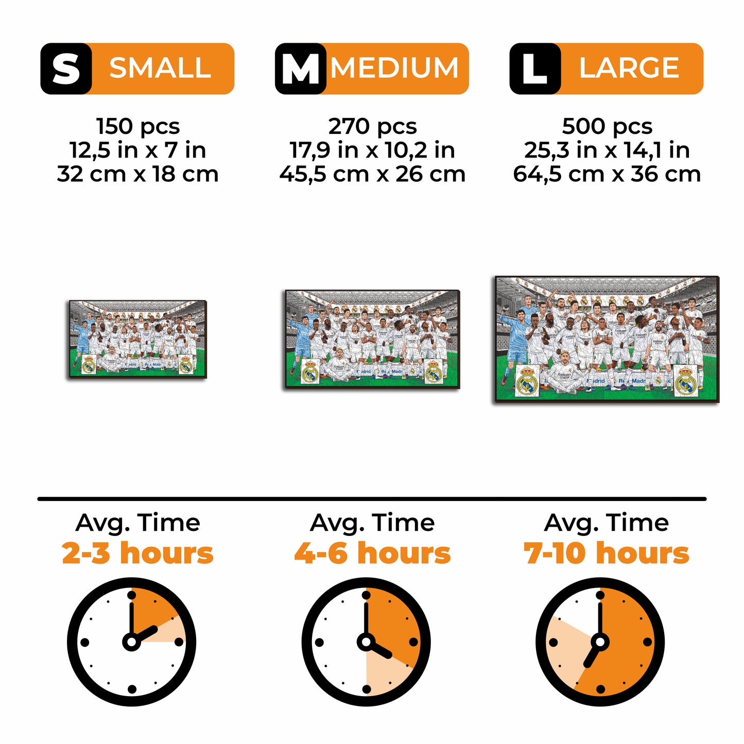 Real Madrid CF® Team - Wooden Puzzle