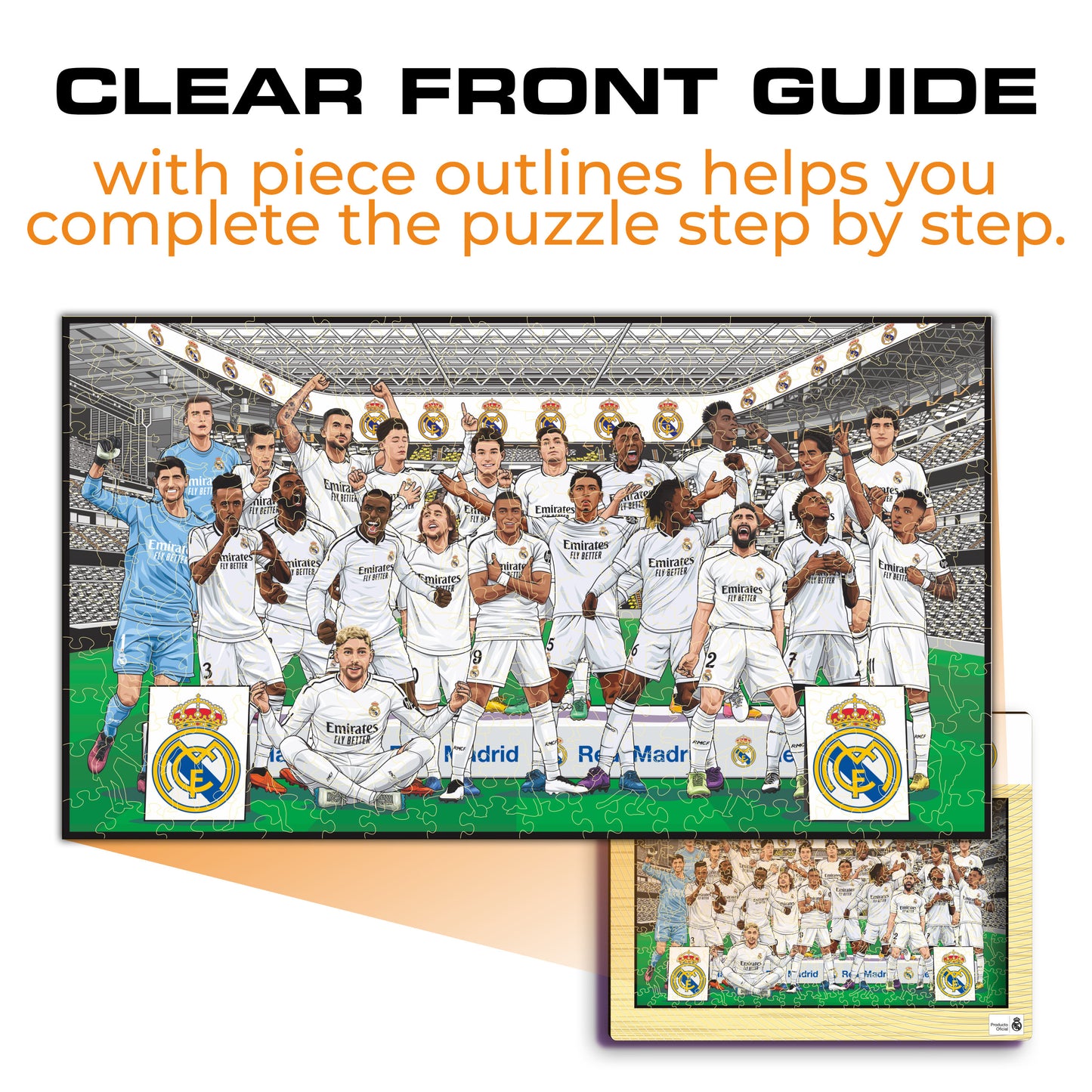 Real Madrid CF® Team - Wooden Puzzle