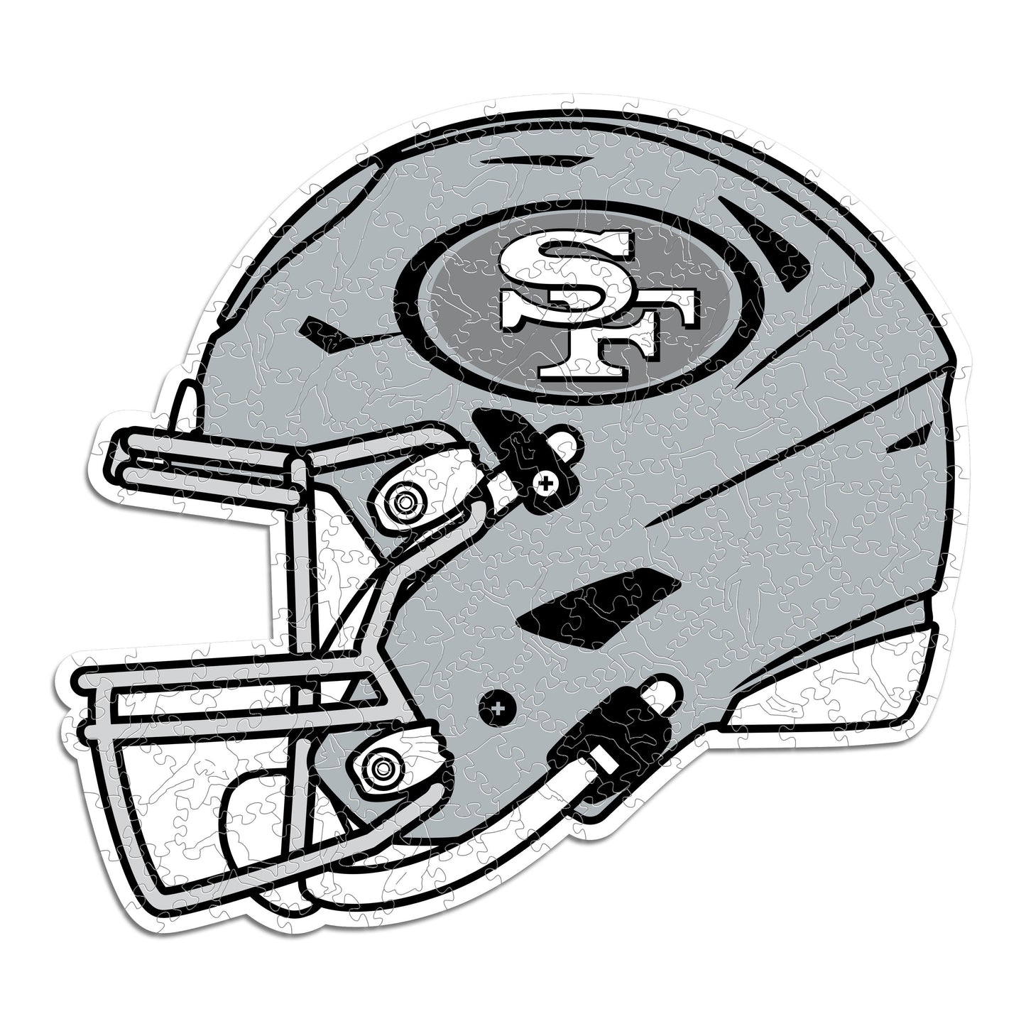 San Francisco 49ers™ Helmet - Wooden Puzzle