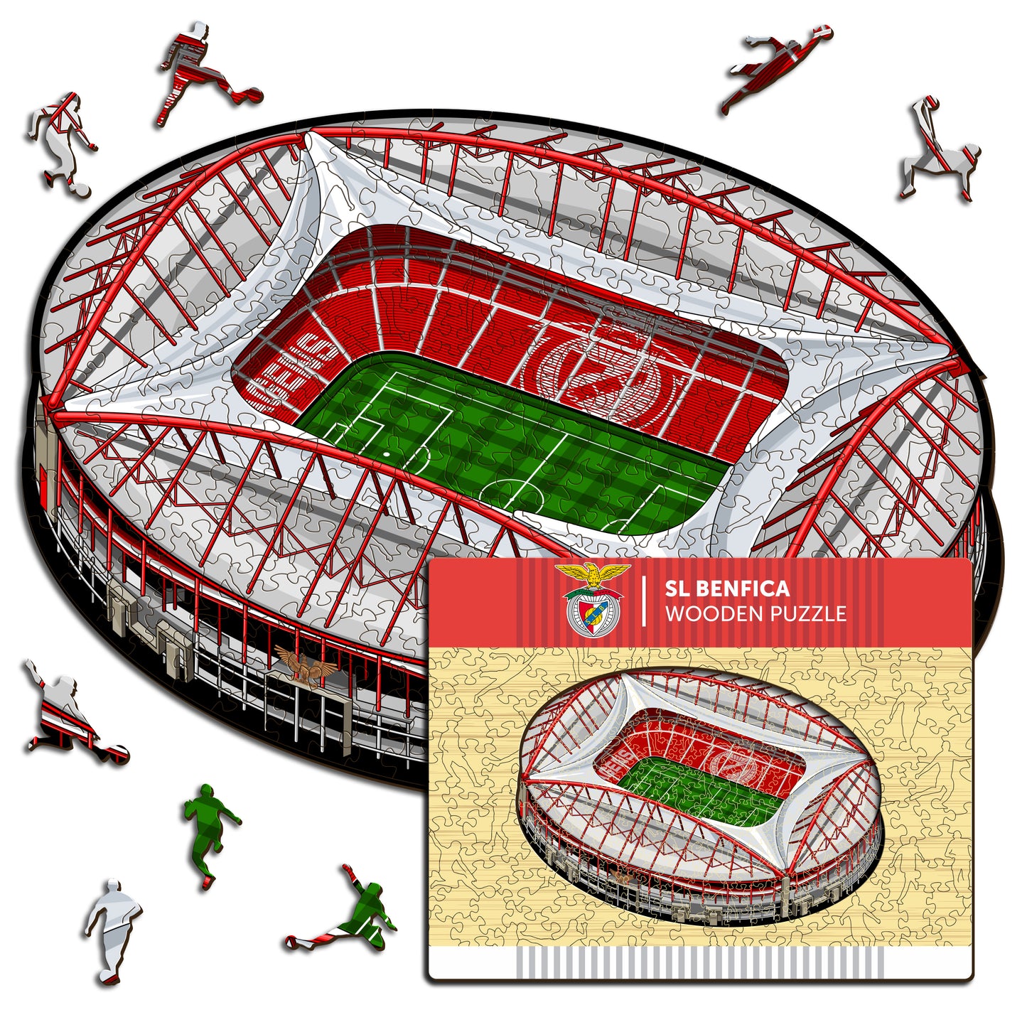 SL Benfica® Estàdio da Luz - Wooden Puzzle