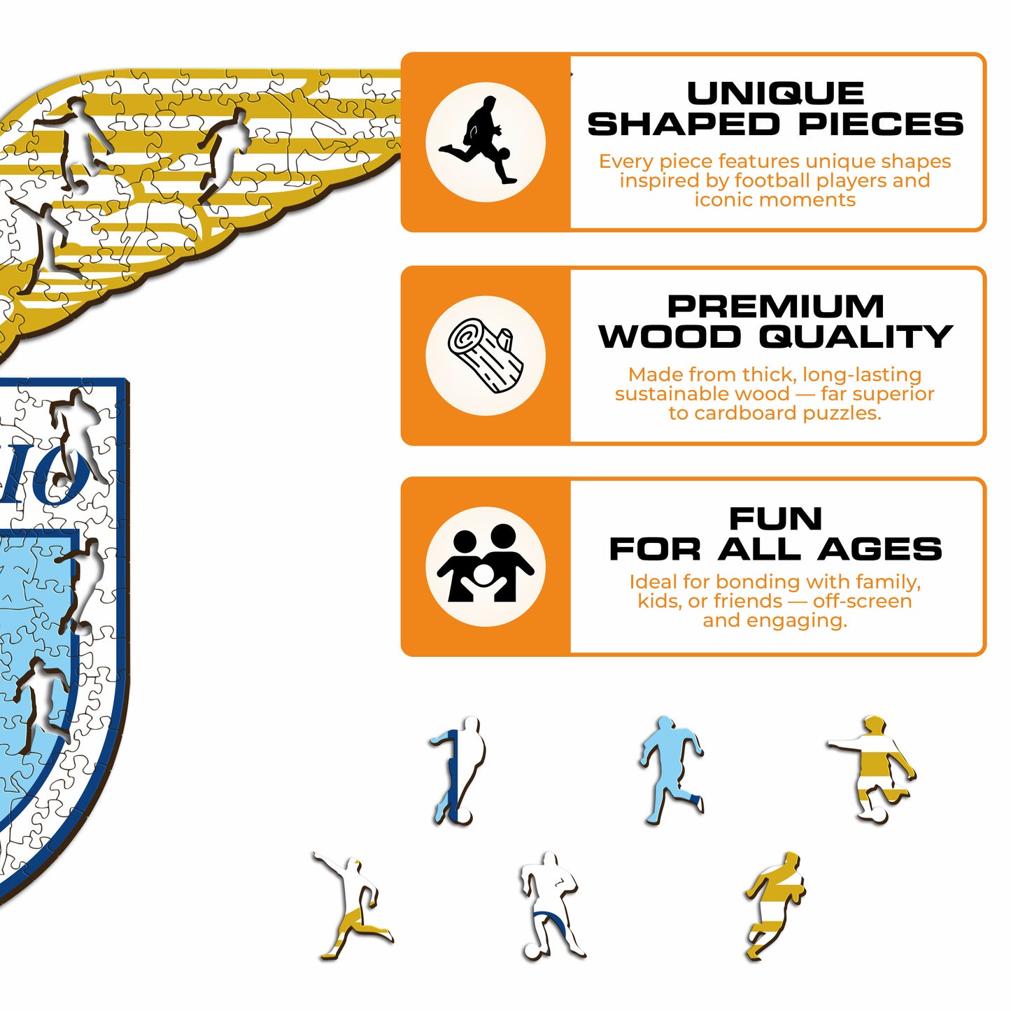 SS Lazio® Crest - Wooden Puzzle