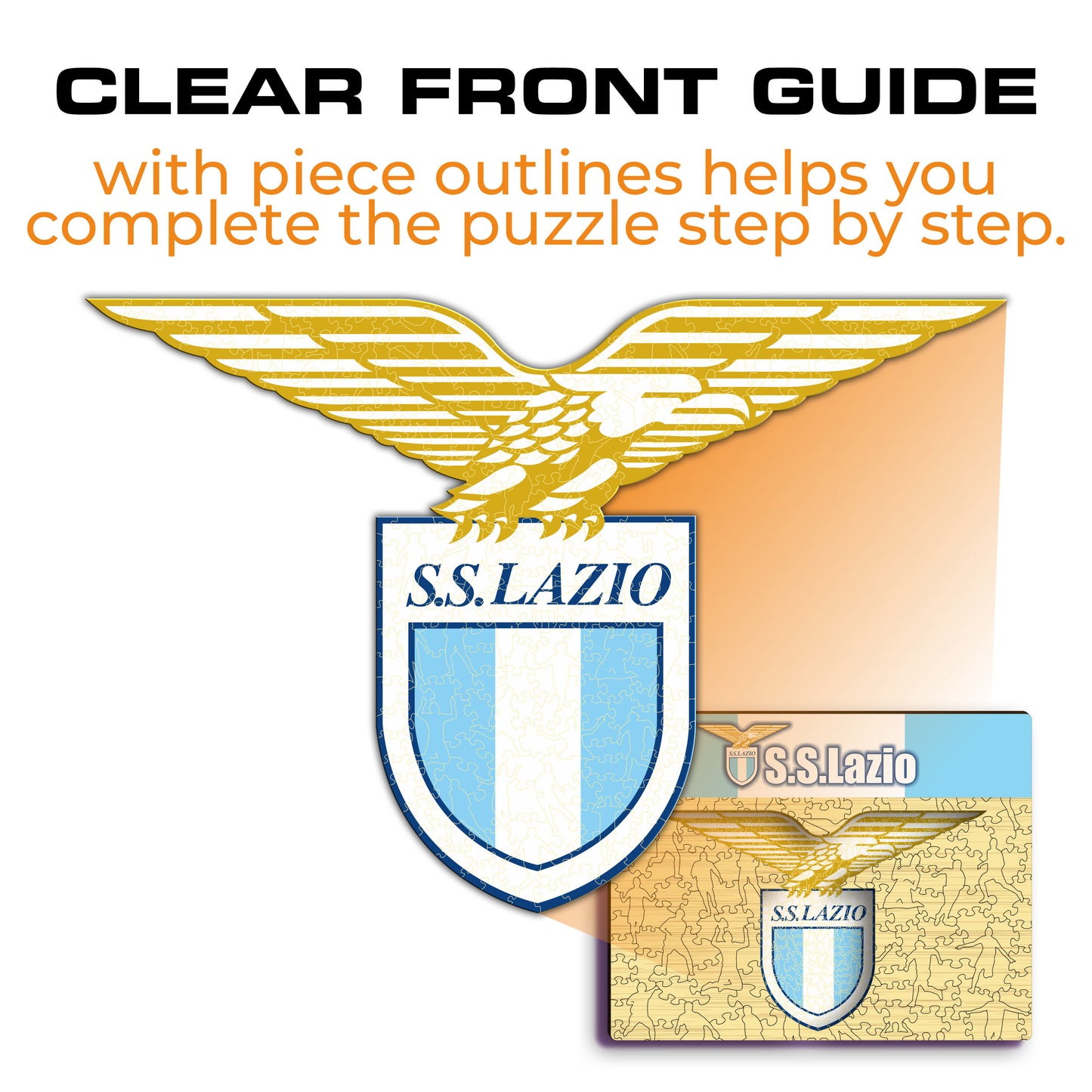 SS Lazio® Crest - Wooden Puzzle