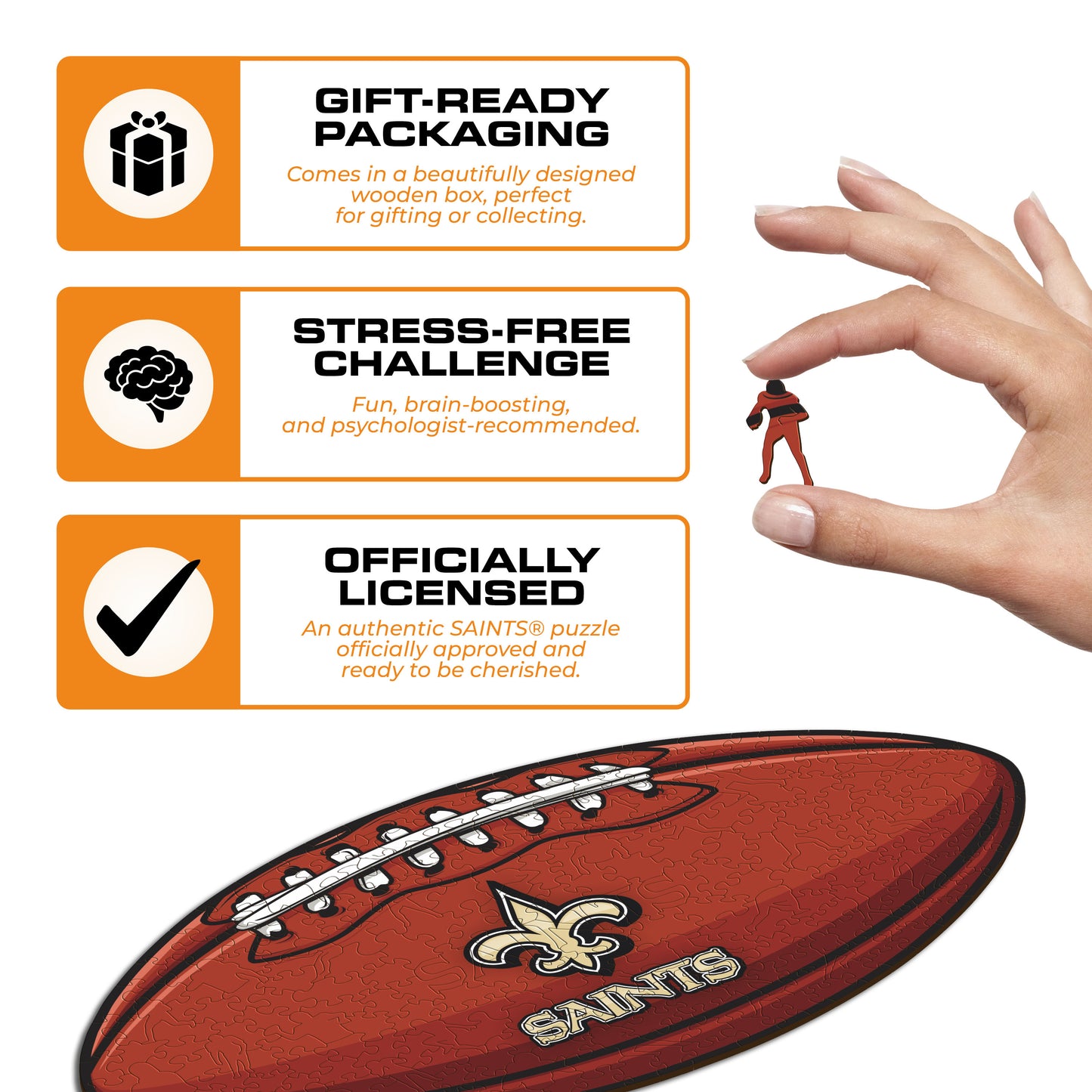 New Orleans Saints™ - Wooden Puzzle