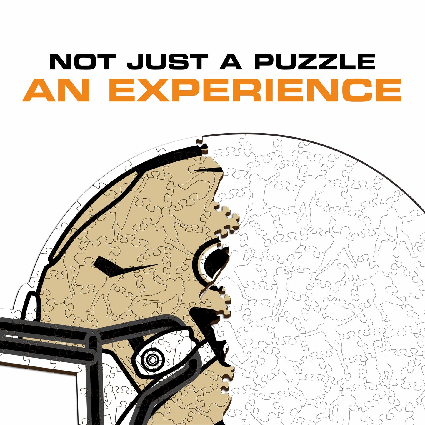 New Orleans Saints™ Helmet - Wooden Puzzle