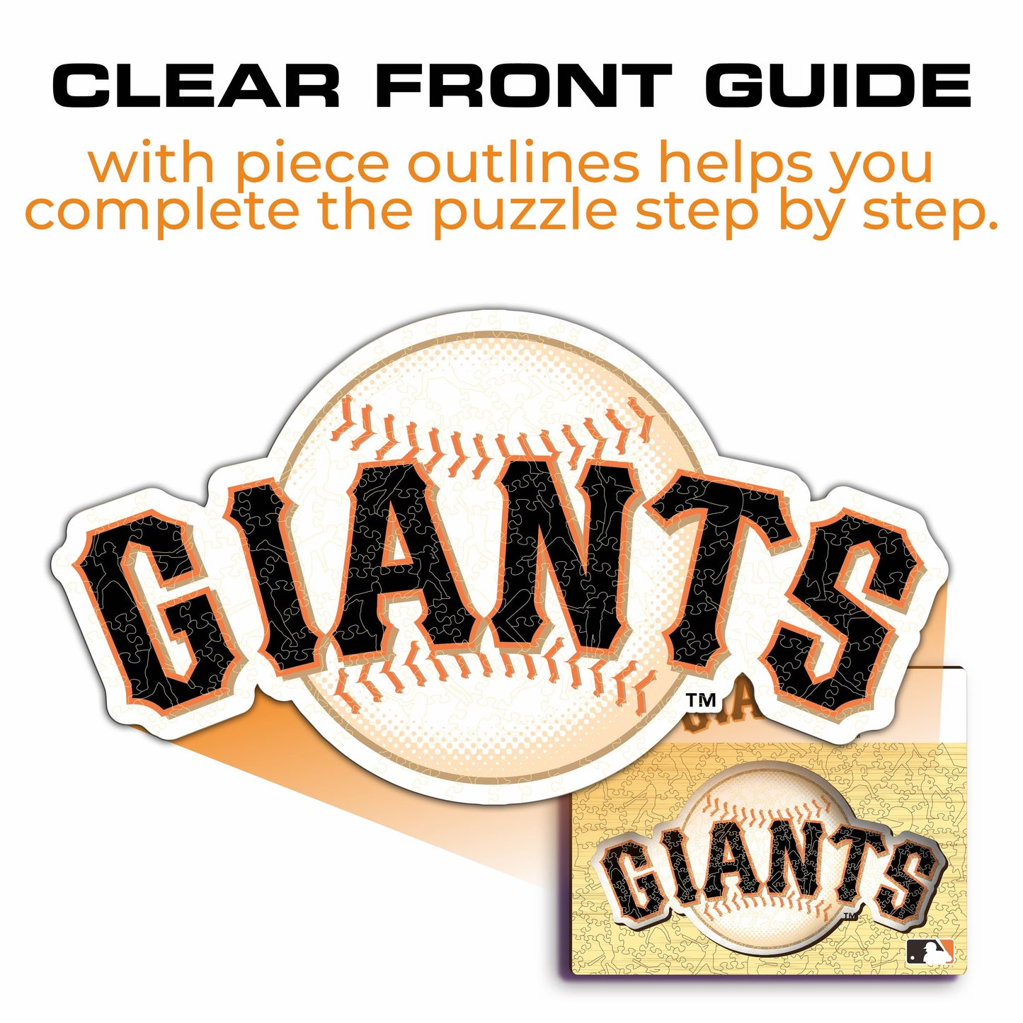 San Francisco Giants™ Crest - Wooden Puzzle