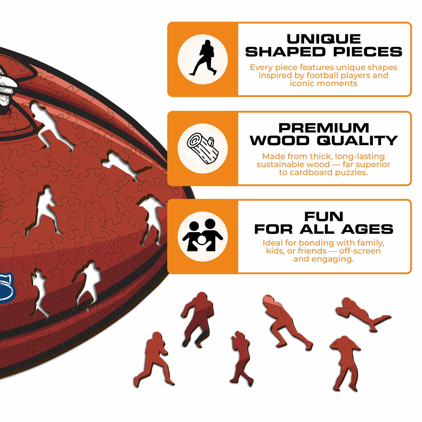 Seattle Seahawks™ - Wooden Puzzle