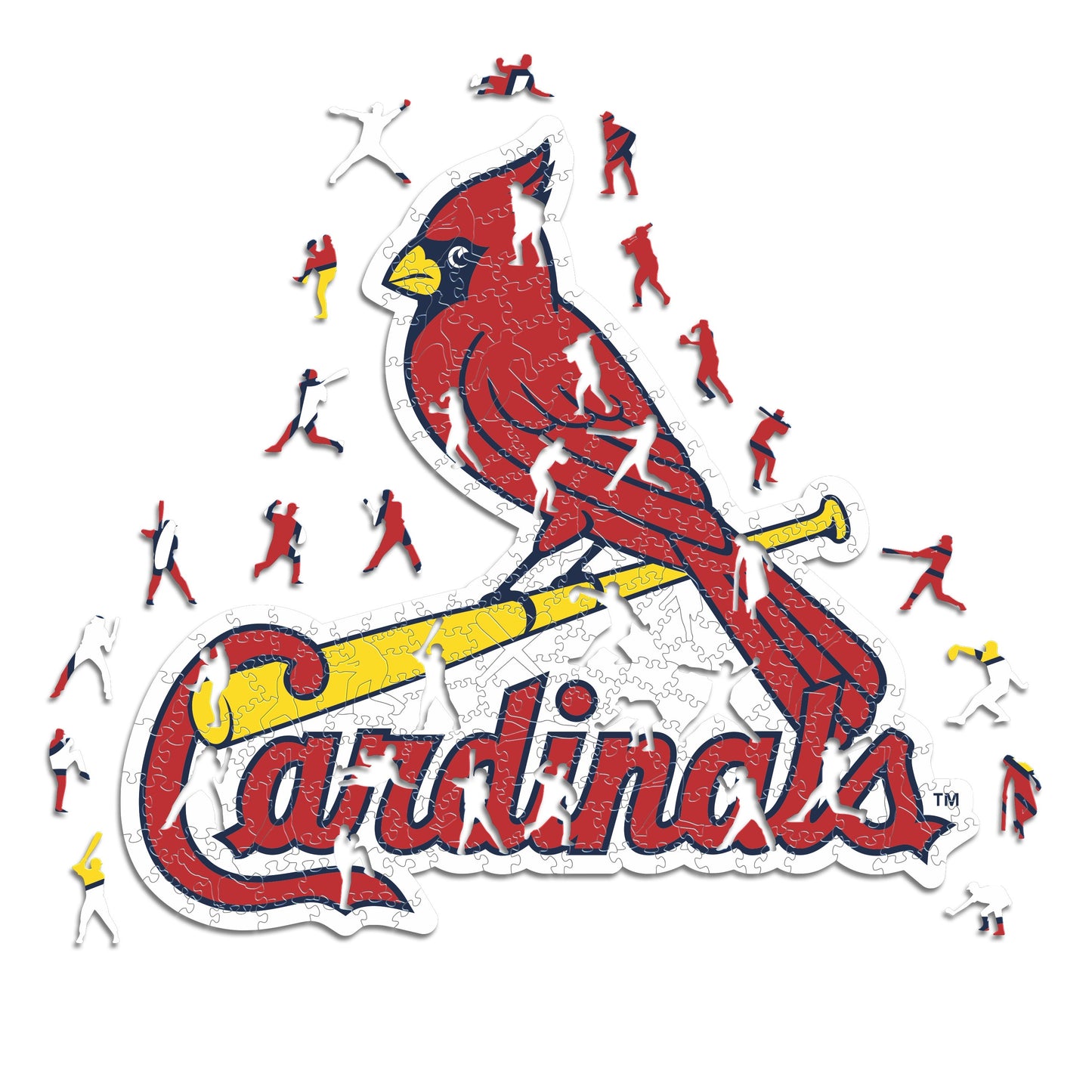 St. Louis Cardinals™ Crest - Wooden Puzzle