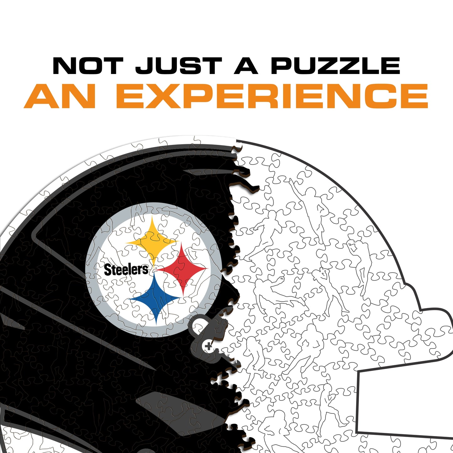 Pittsburgh Steelers™ Helmet - Wooden Puzzle