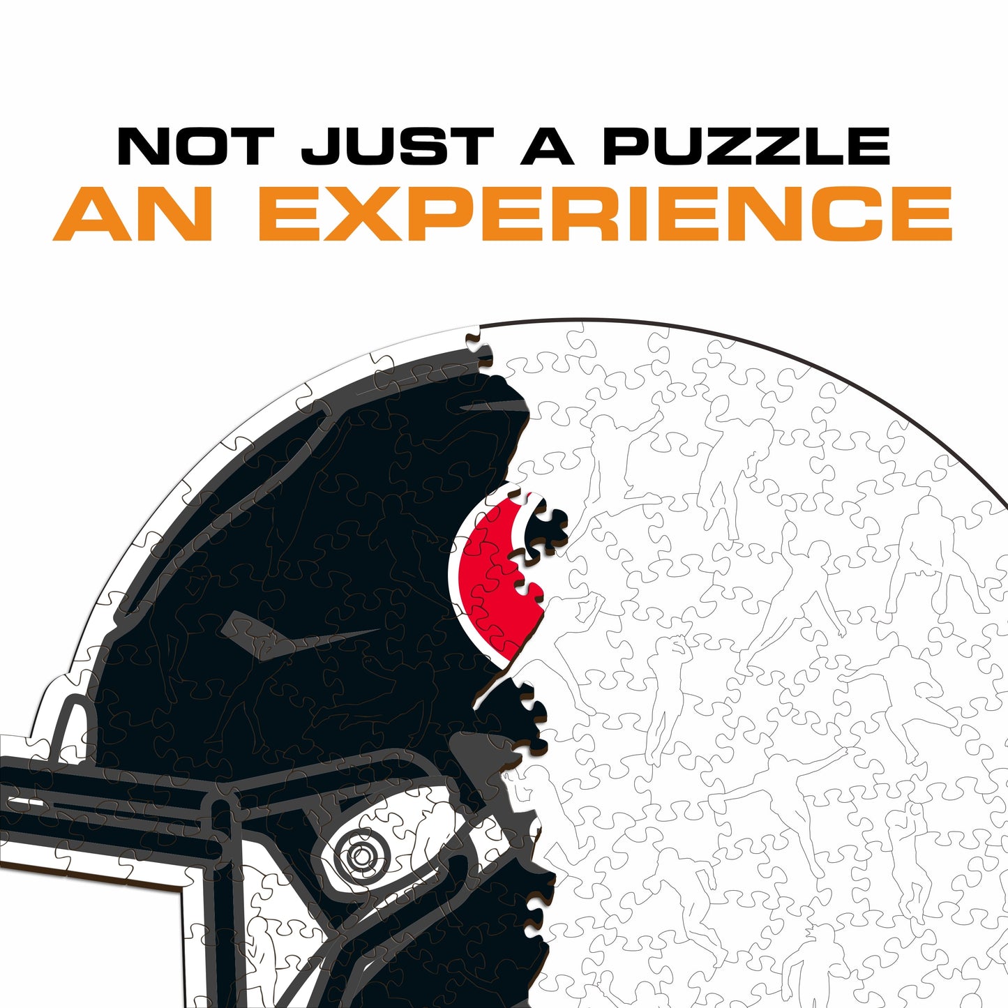 Houston Texans™ Helmet - Wooden Puzzle