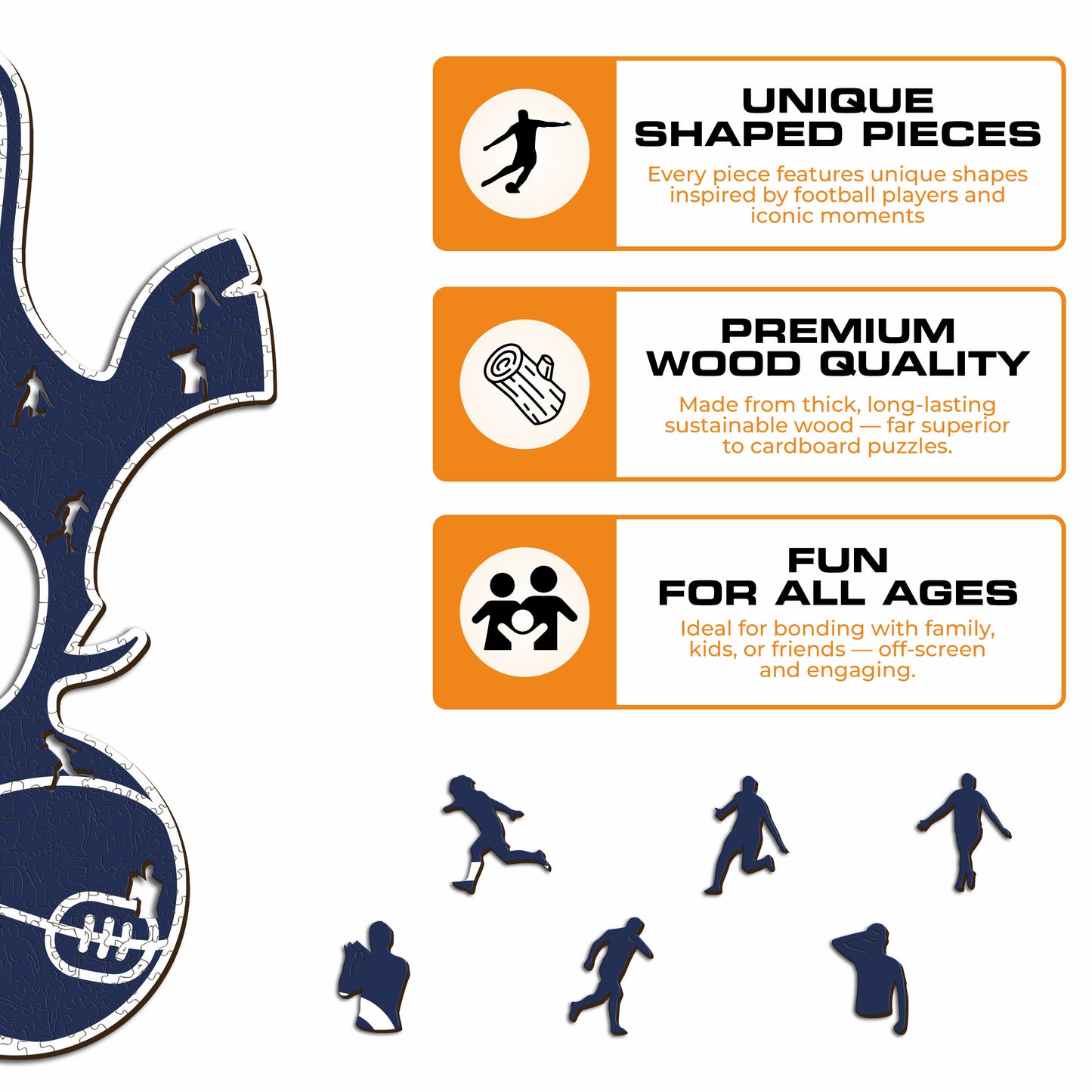 Tottenham Hotspur FC® Crest - Wooden Puzzle