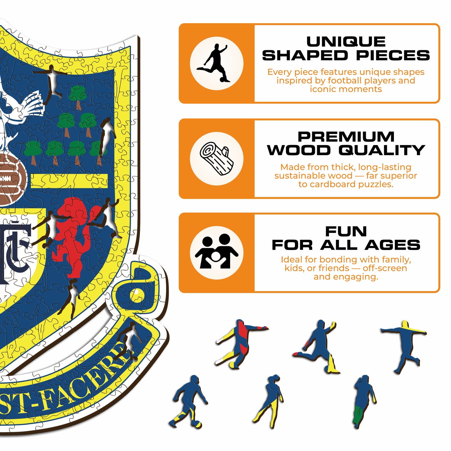 Tottenham Hotspur FC® Retro Crest - Wooden Puzzle