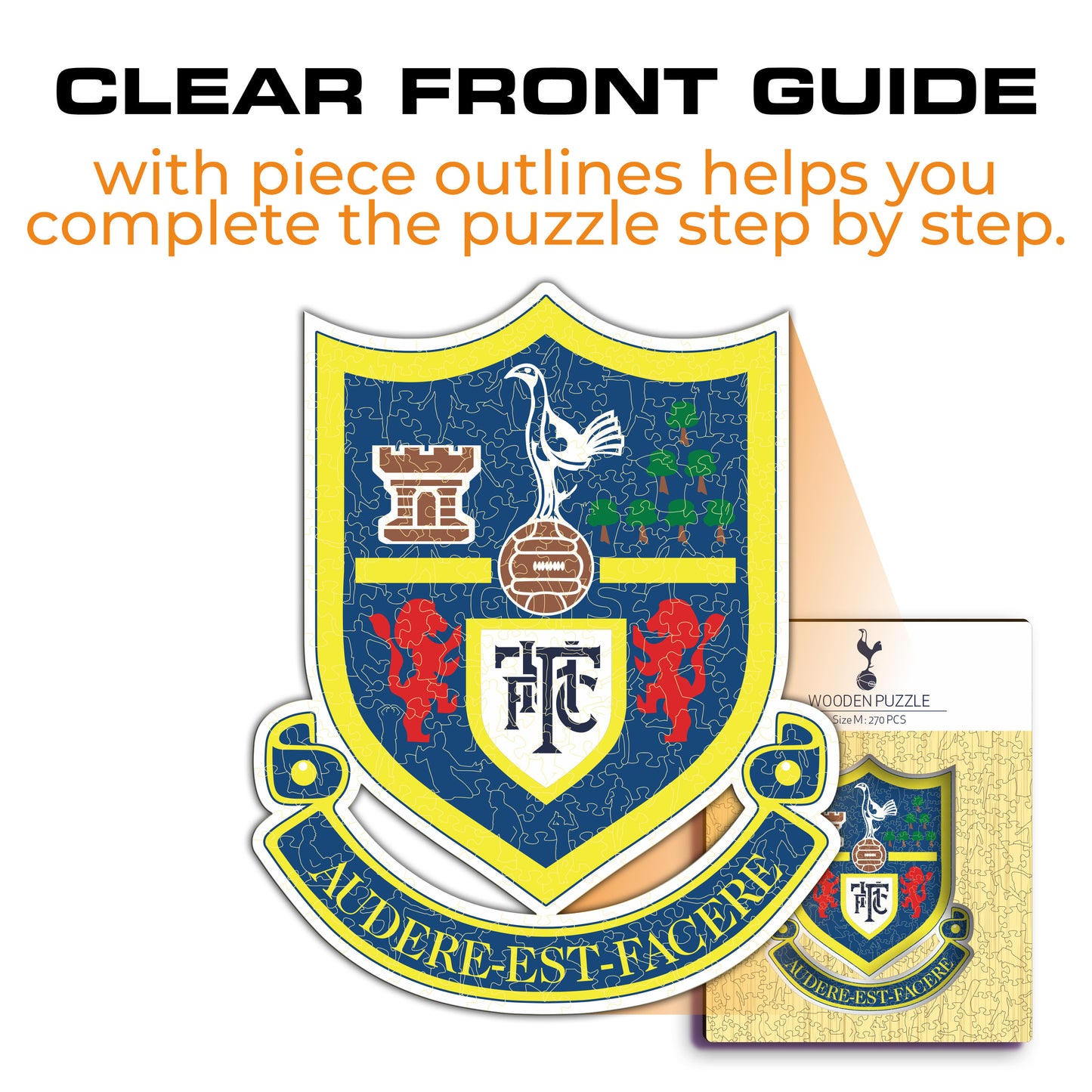 Tottenham Hotspur FC® Retro Crest - Wooden Puzzle