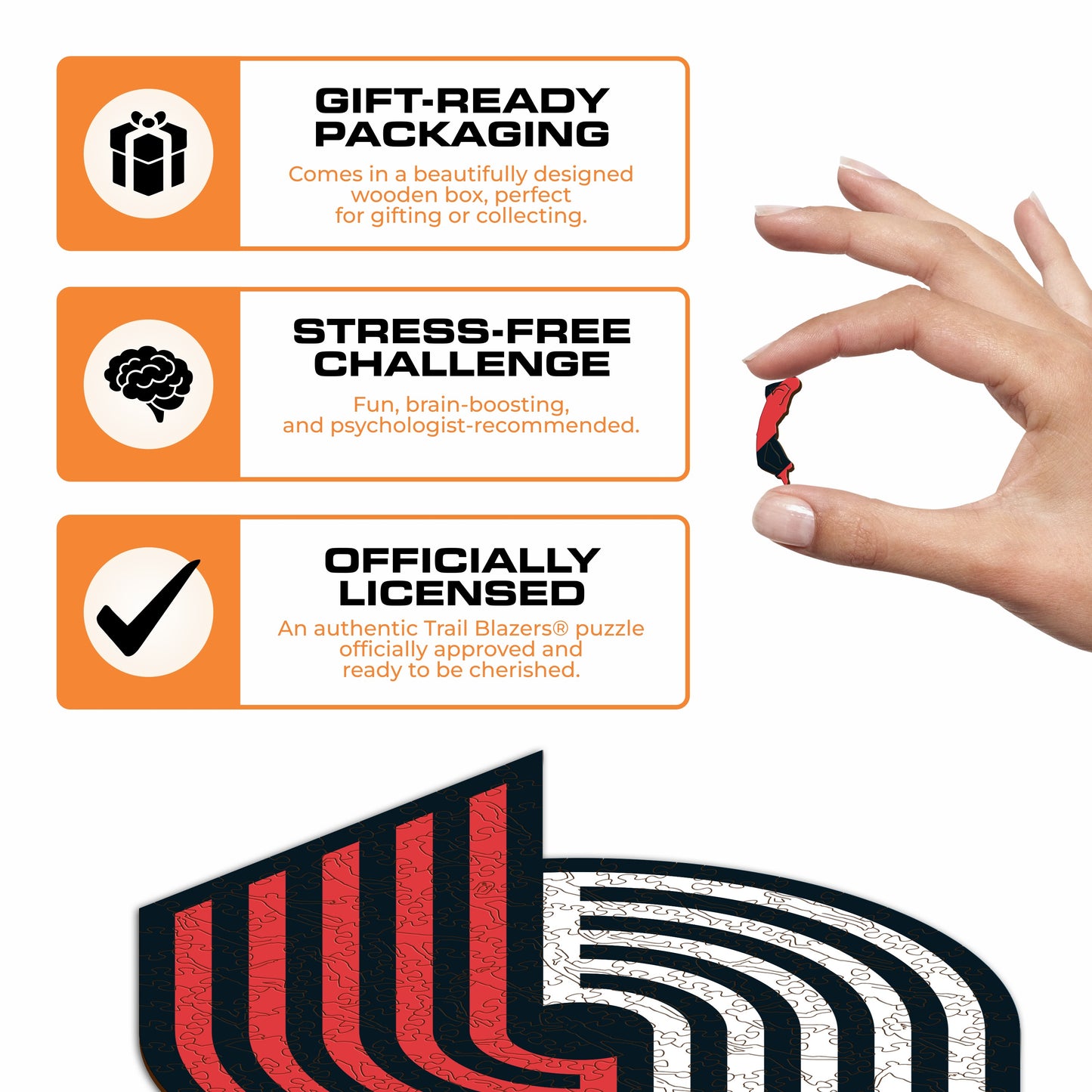 Portland Trail Blazers™ - Wooden Puzzle