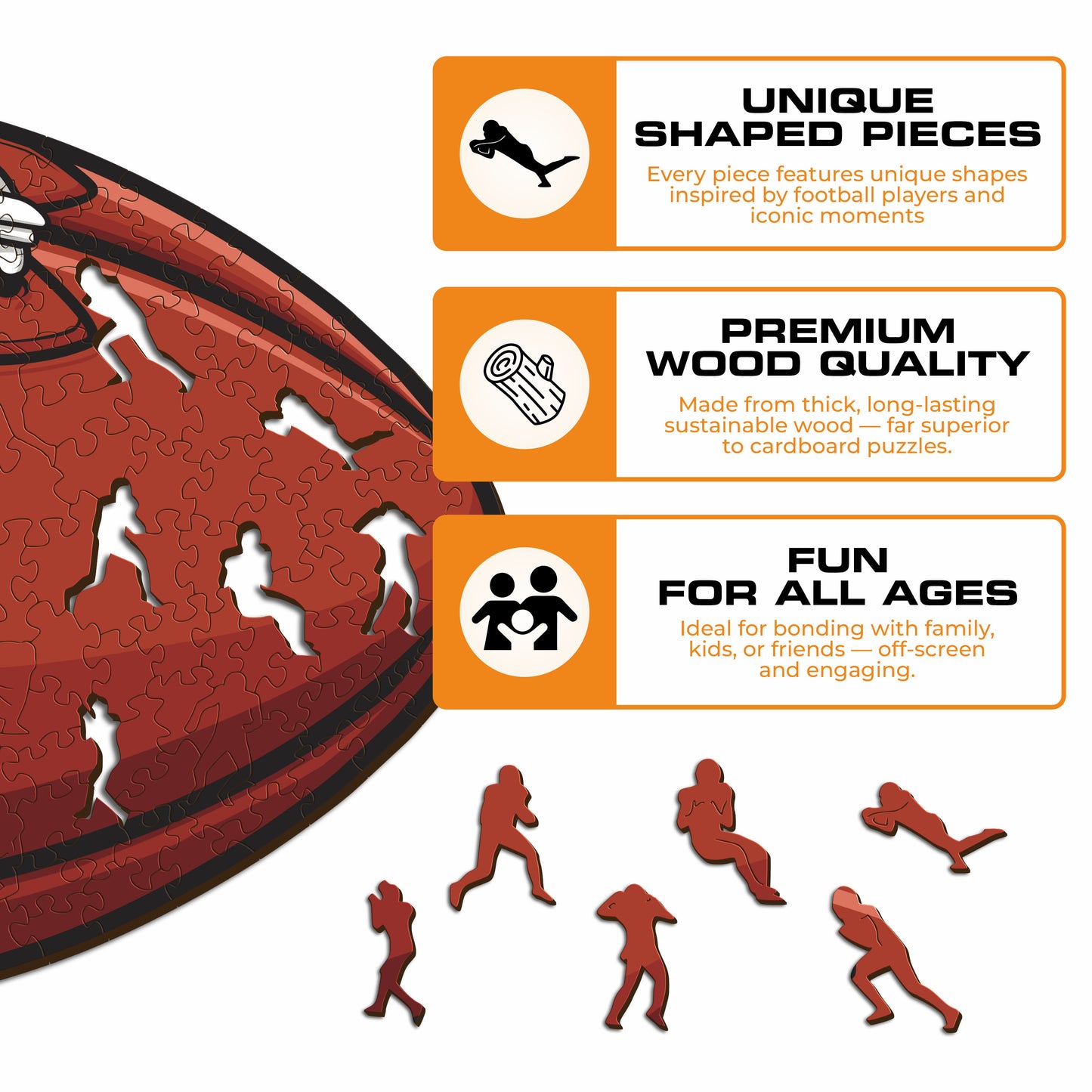 Washington Commanders™ - Wooden Puzzle