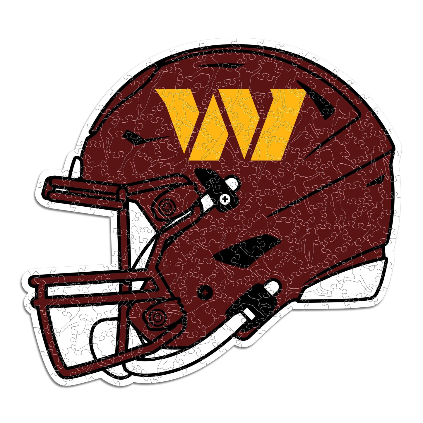 Washington Commanders™ Helmet - Wooden Puzzle