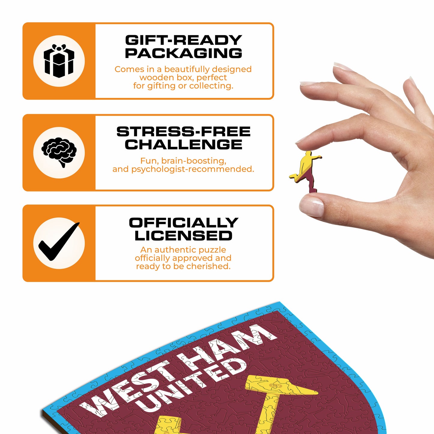 West Ham United FC® Crest - Wooden Puzzle