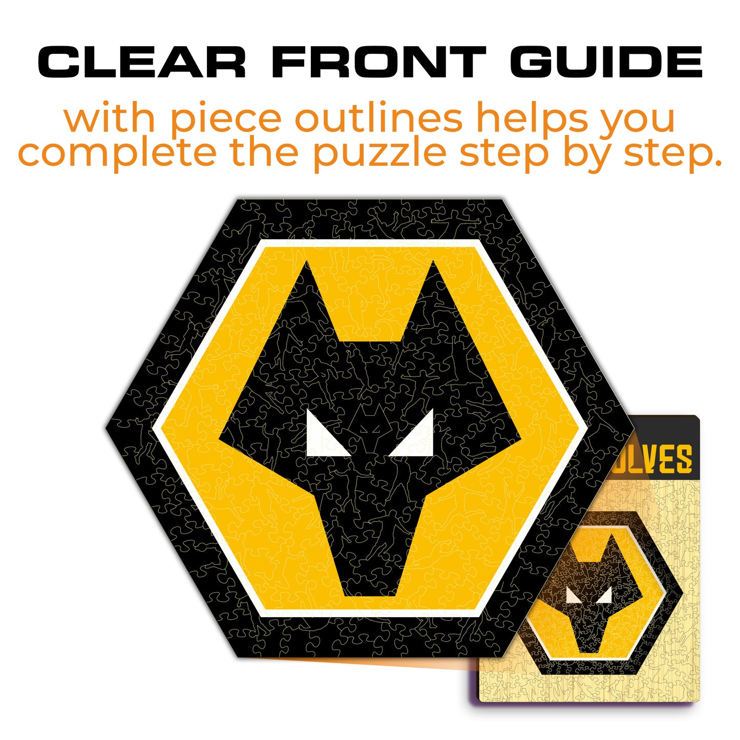 Wolves FC® Crest - Wooden Puzzle