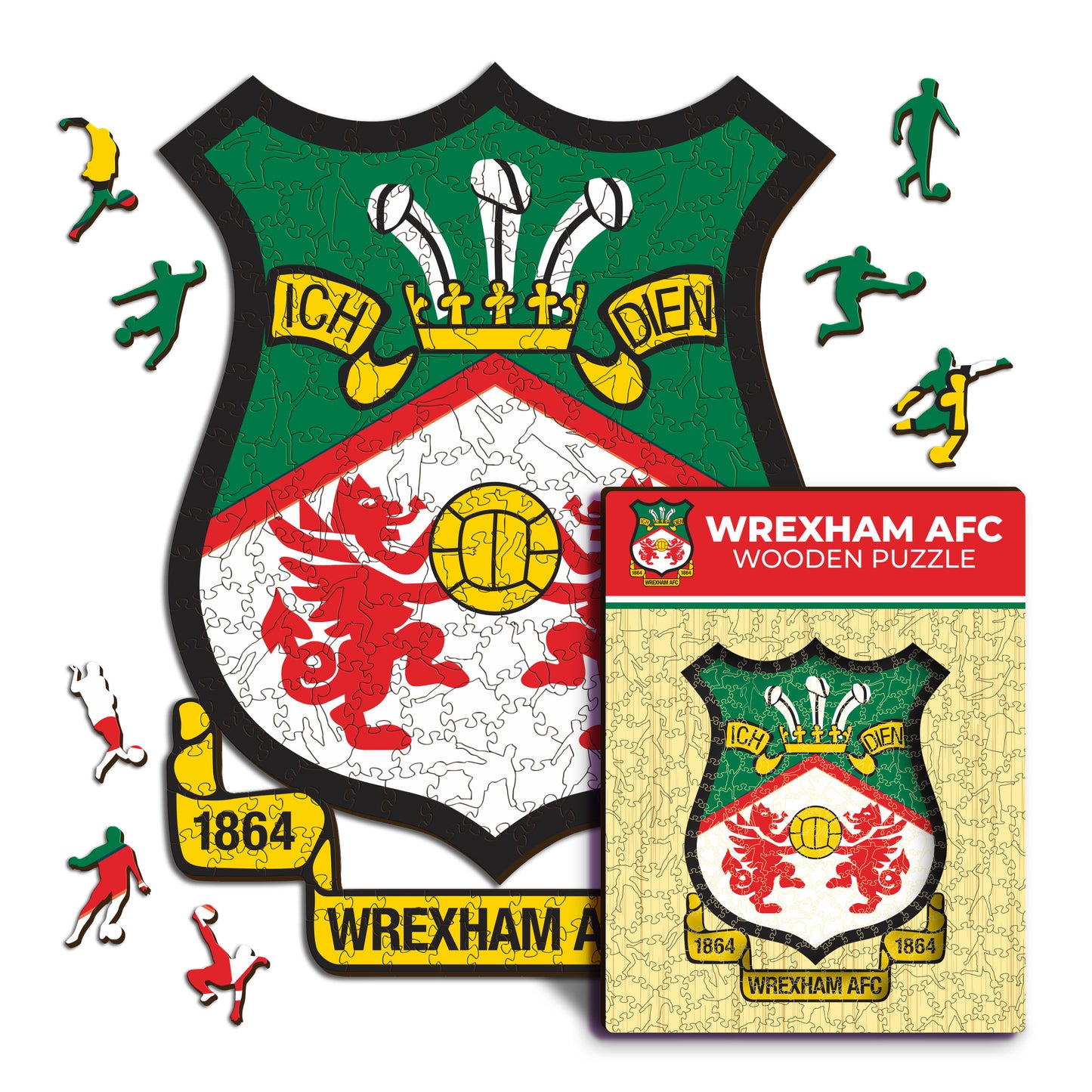 Wrexham AFC® Crest - Wooden Puzzle