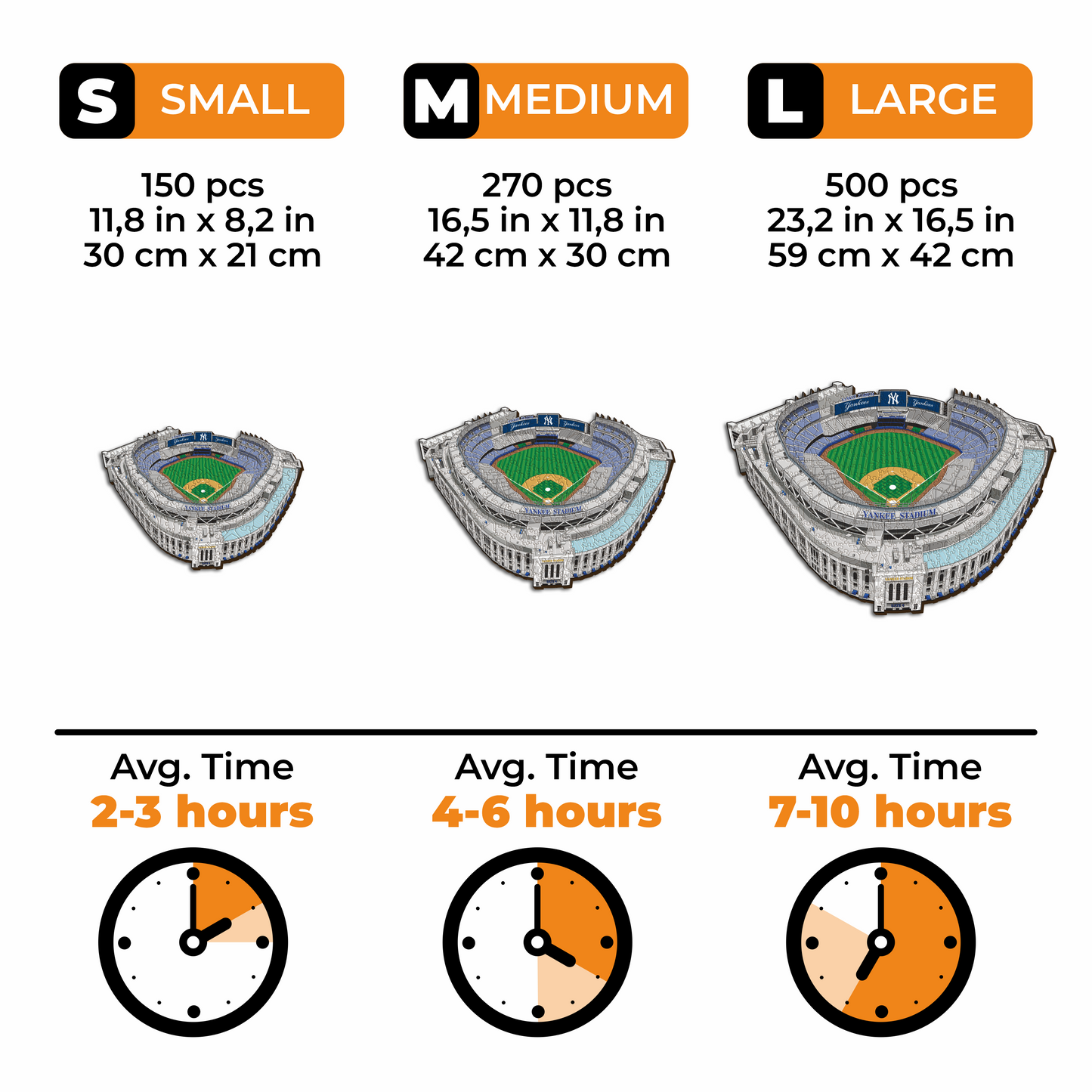 New York Yankees™ Stadium - Wooden Puzzle