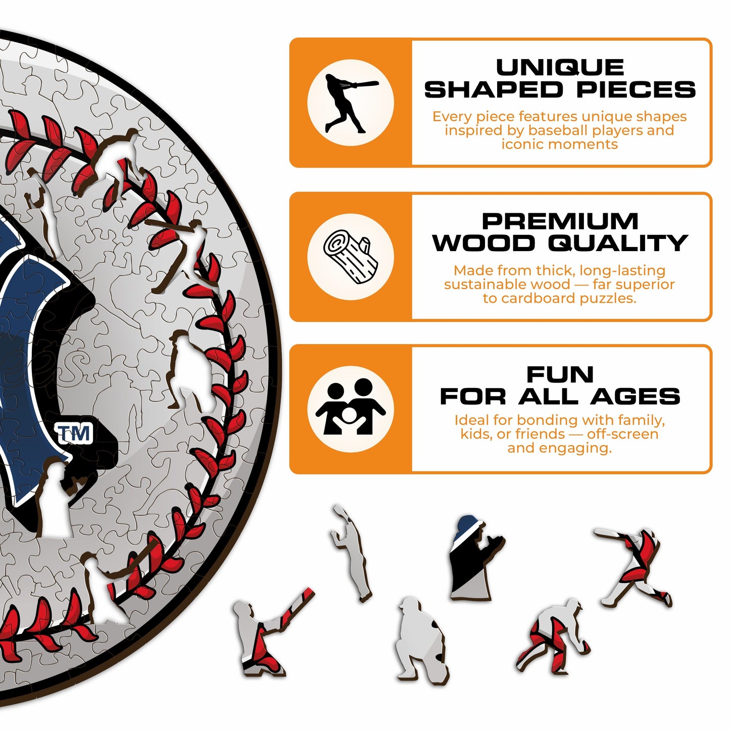 New York Yankees™ - Wooden Puzzle