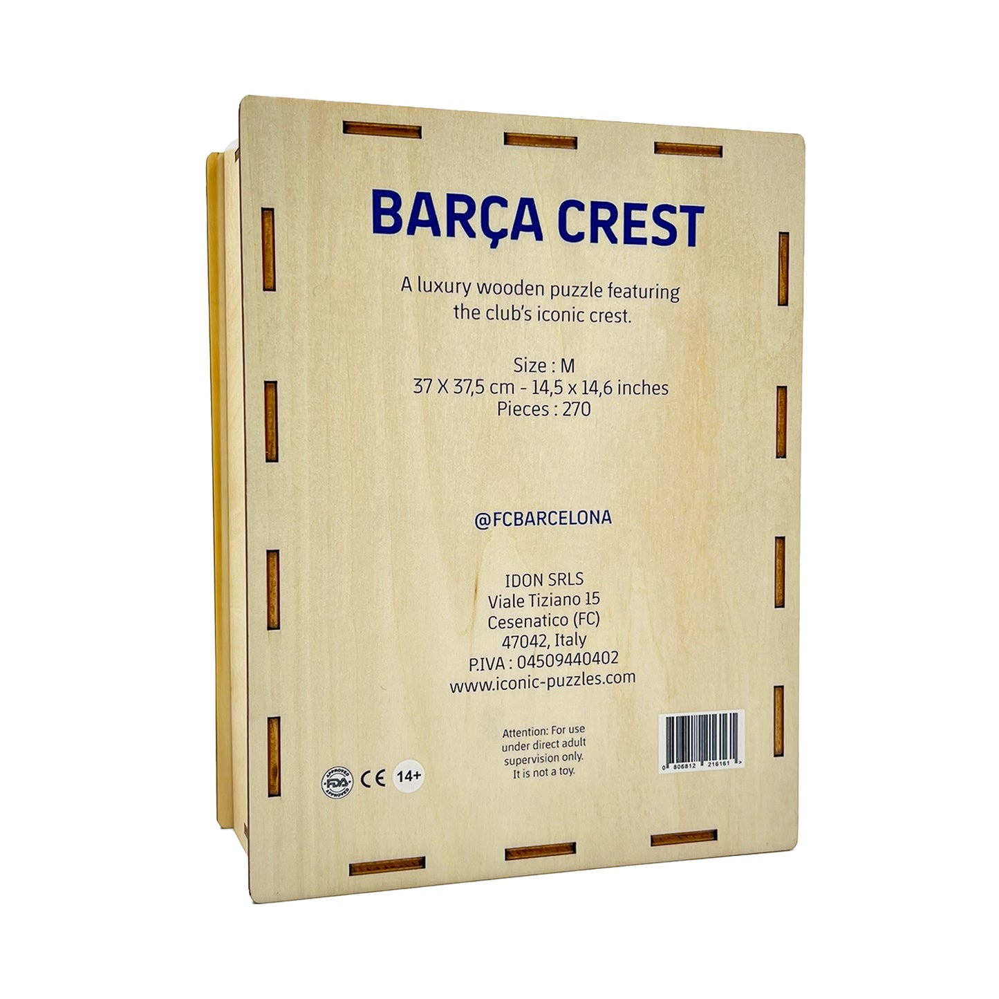 FC Barcelona® Crest - Wooden Puzzle