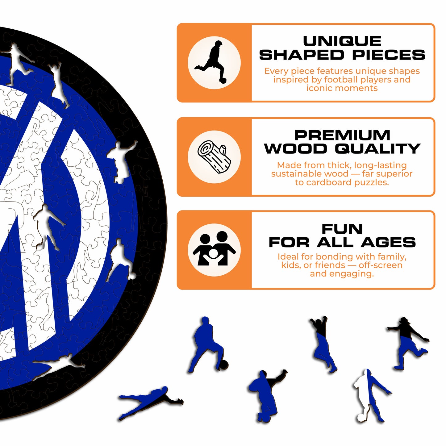FC Inter® Crest - Wooden Puzzle