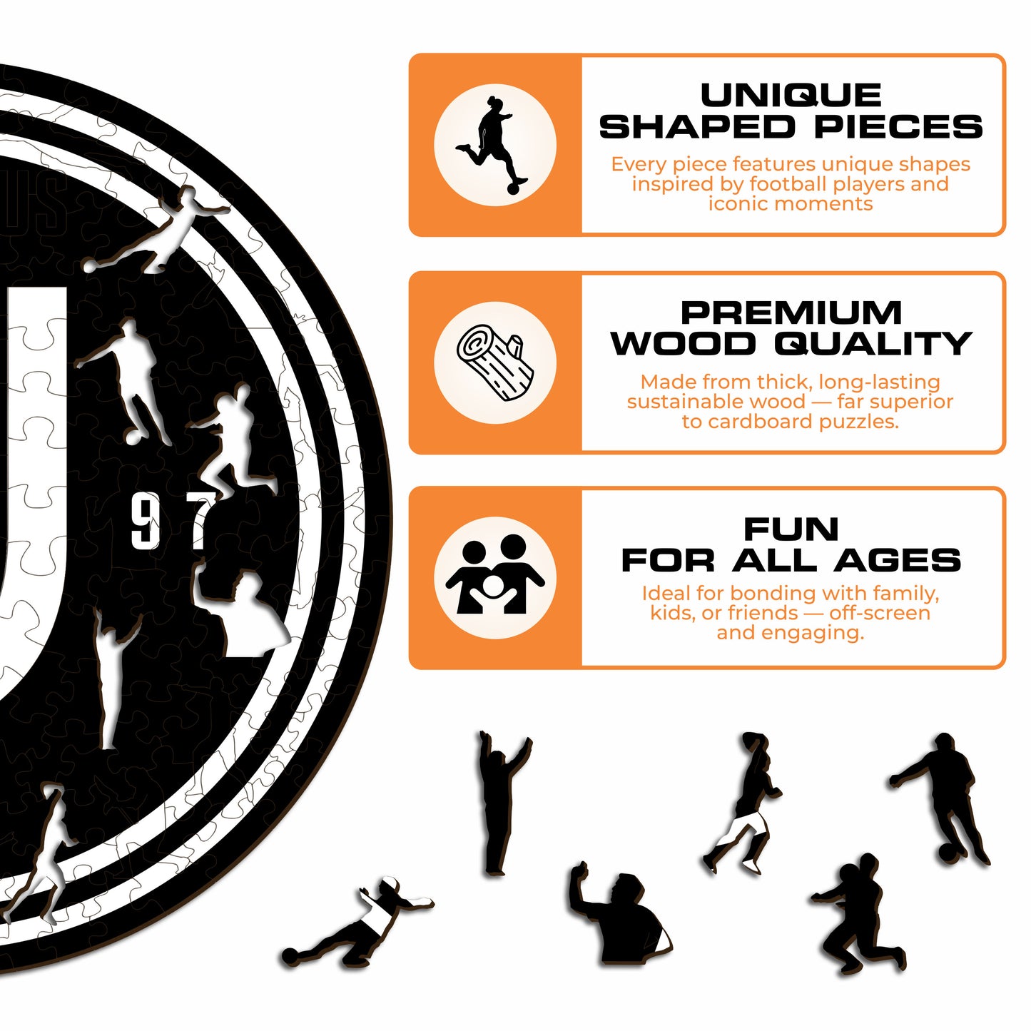 Juventus FC® Crest - Wooden Puzzle