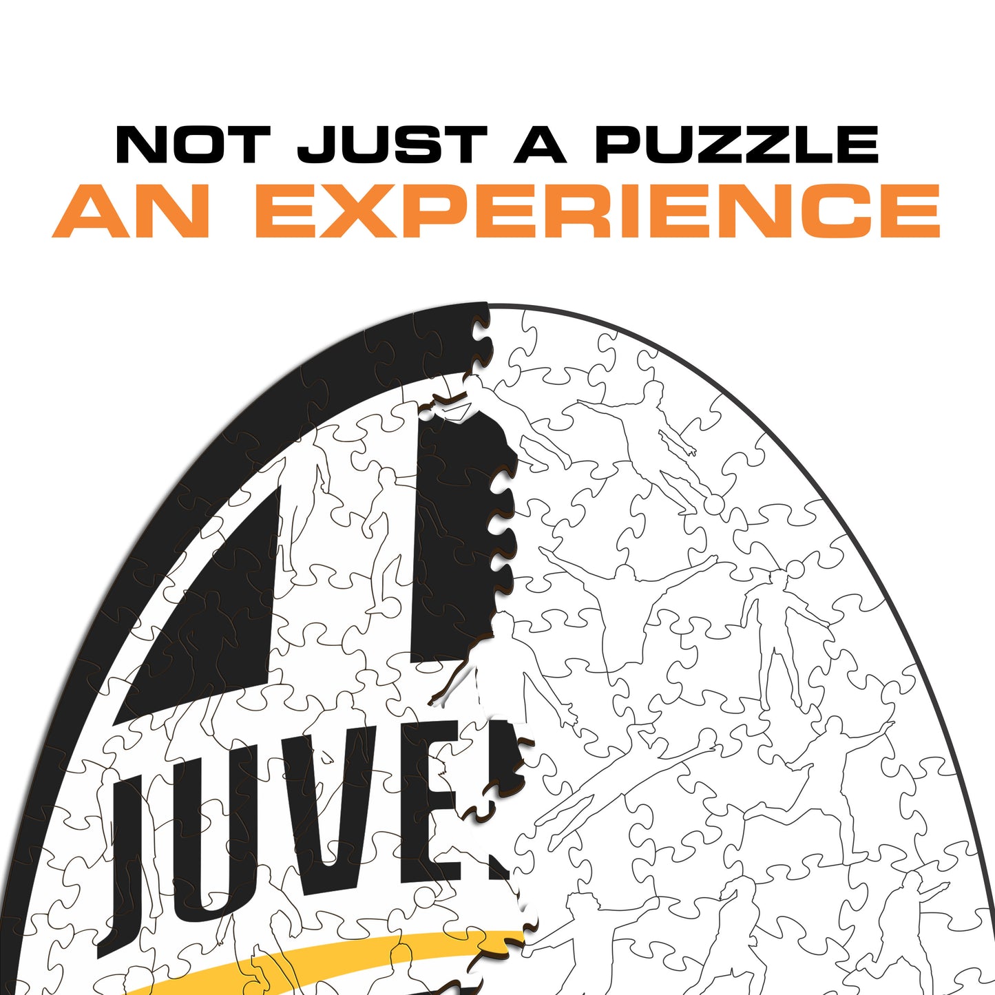 Juventus FC® Retro Crest - Wooden Puzzle