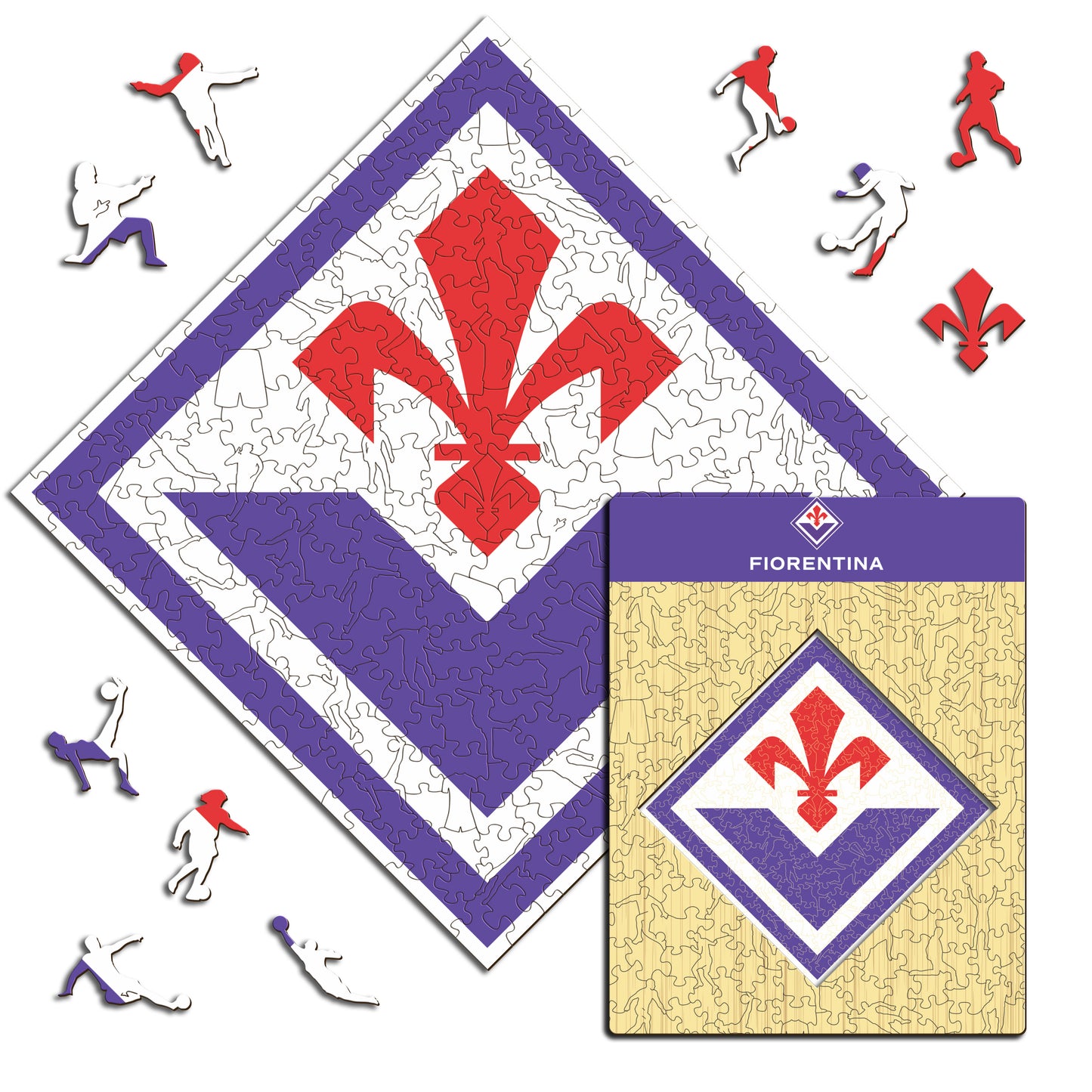 ACF Fiorentina® Crest - Wooden Puzzle