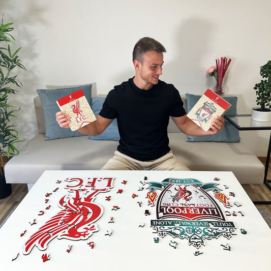 Liverpool FC® Liver Bird Crest - Wooden Puzzle