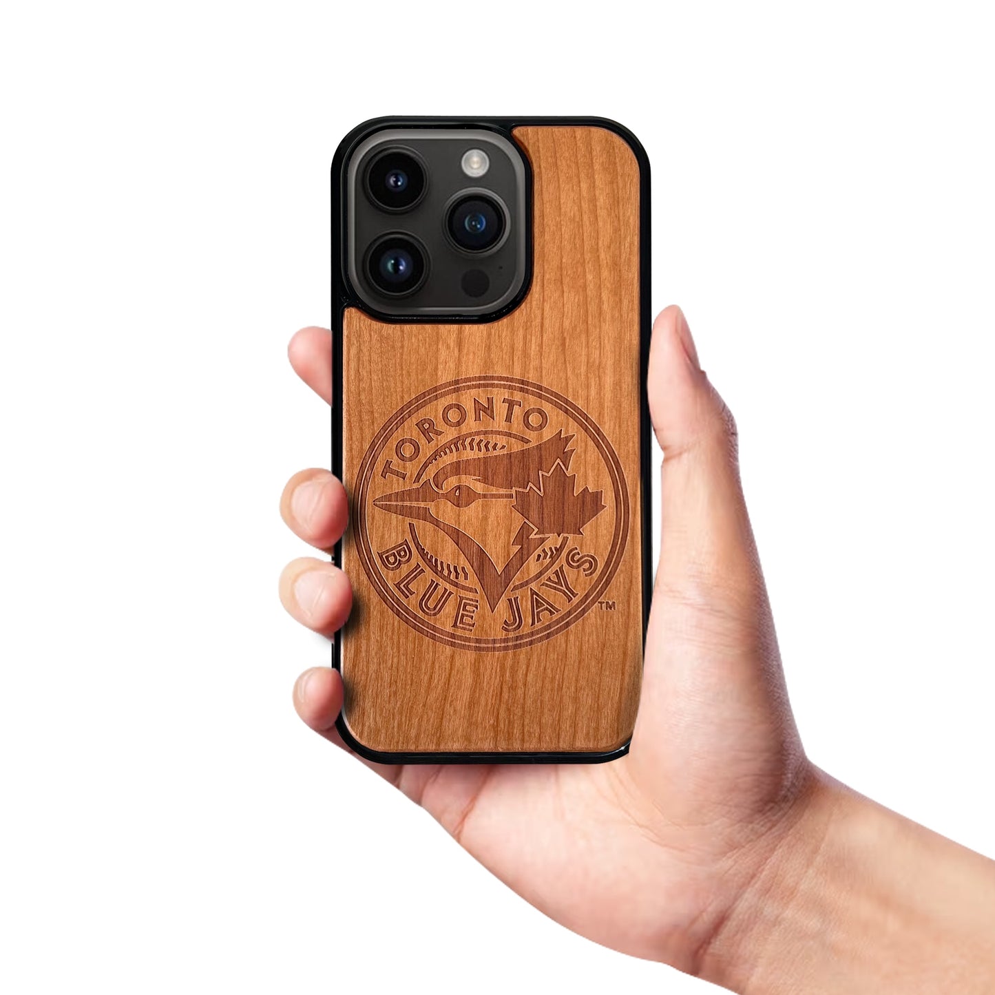 Toronto Blue Jays® Crest - Wooden Phone Case