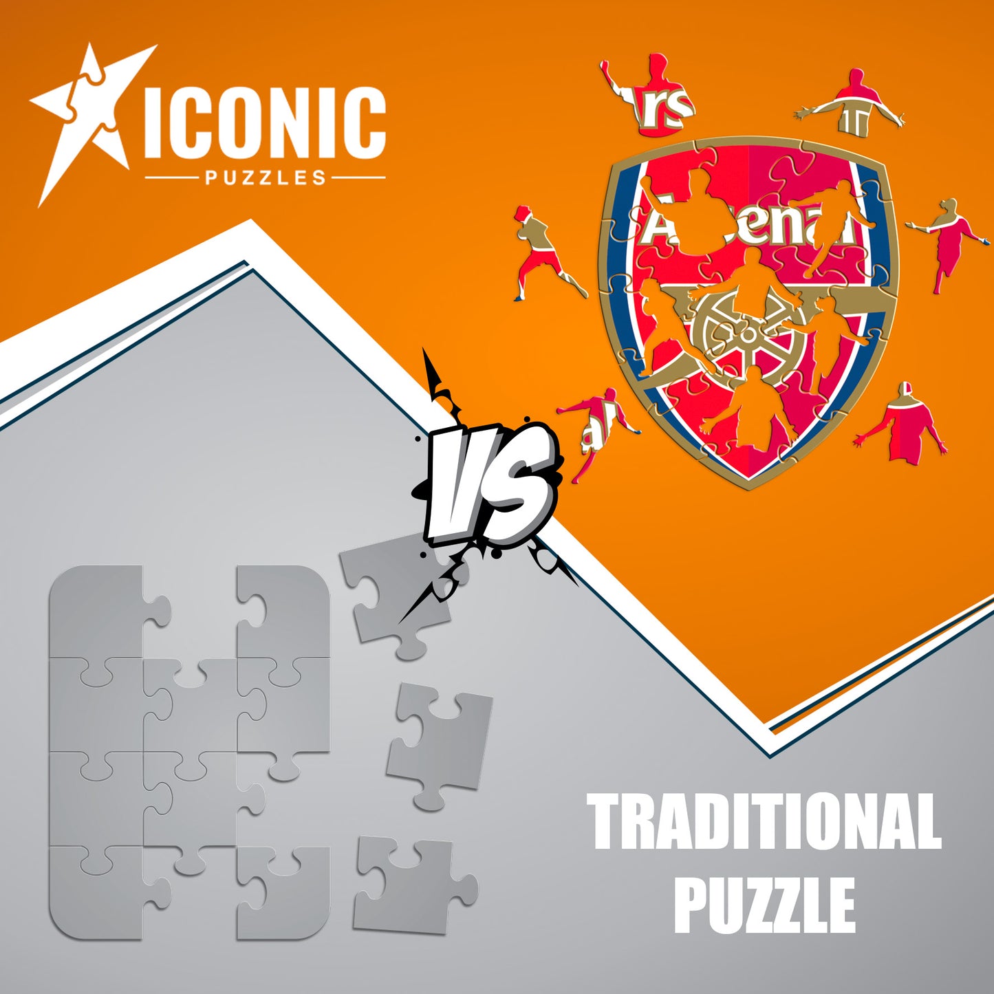 Arsenal FC® Crest - Wooden Puzzle
