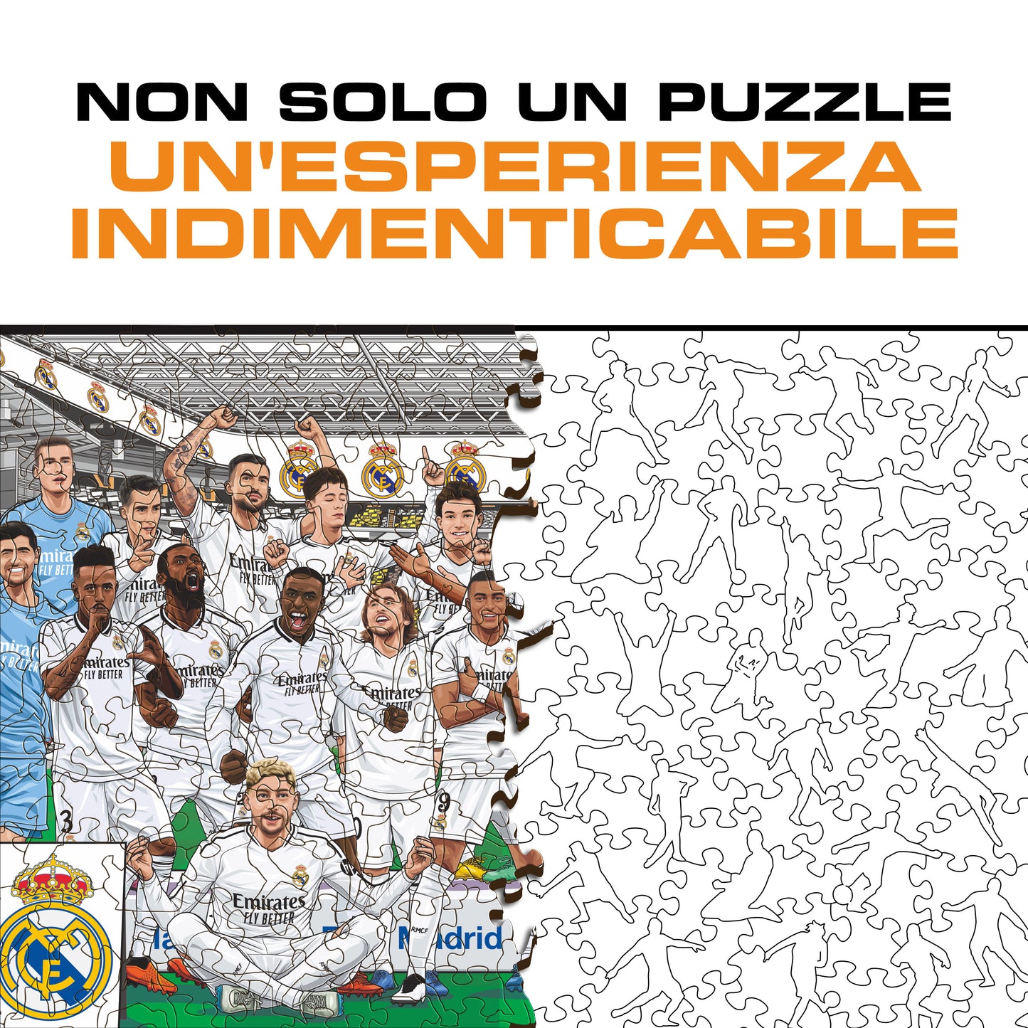 2 PACK Real Madrid CF® Crest + Team