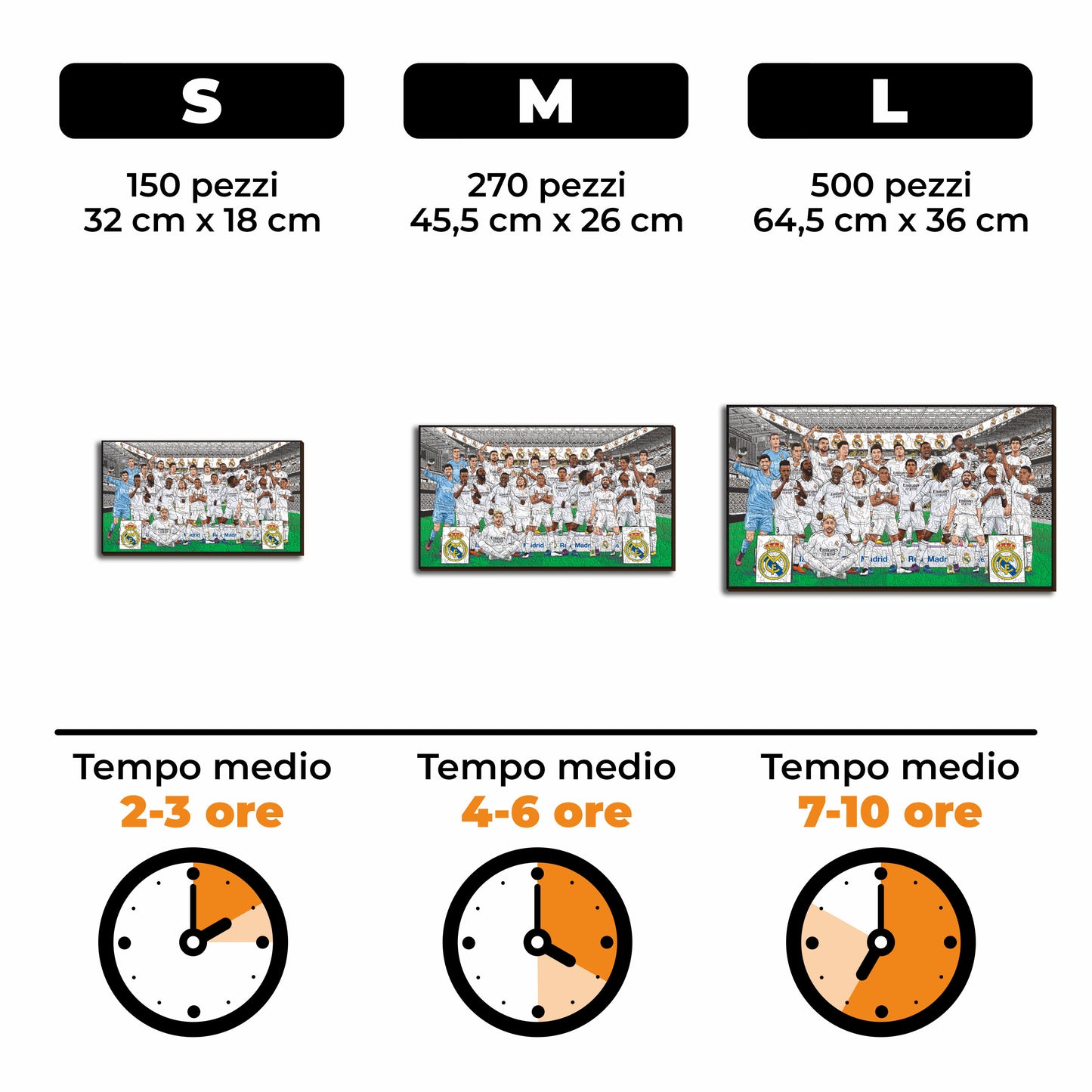 2 PACK Real Madrid CF® Crest + Team