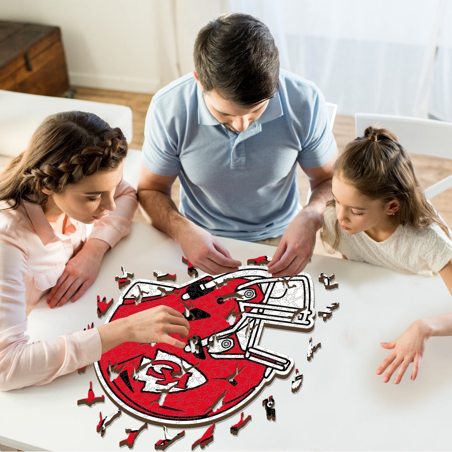 Kansas City Chiefs™ Helmet - Wooden Puzzle