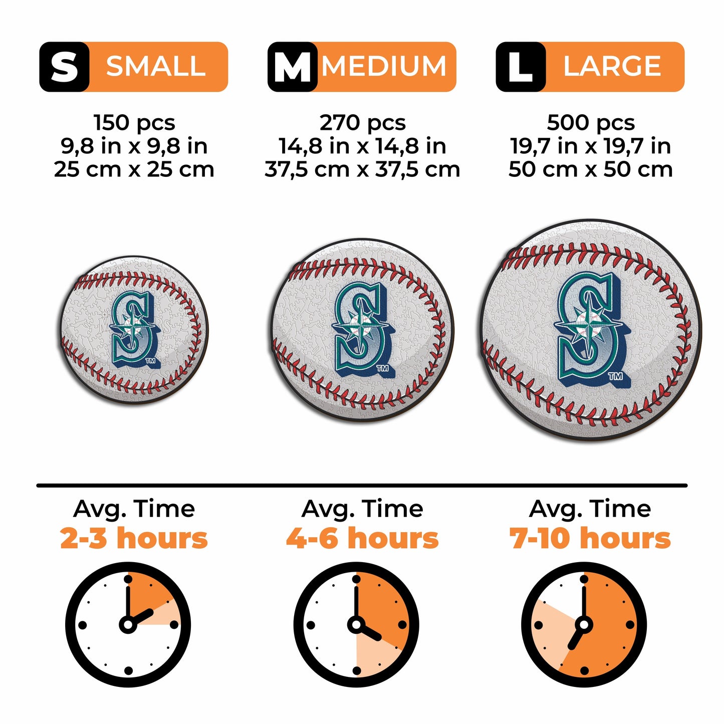 Seattle Mariners™ - Wooden Puzzle