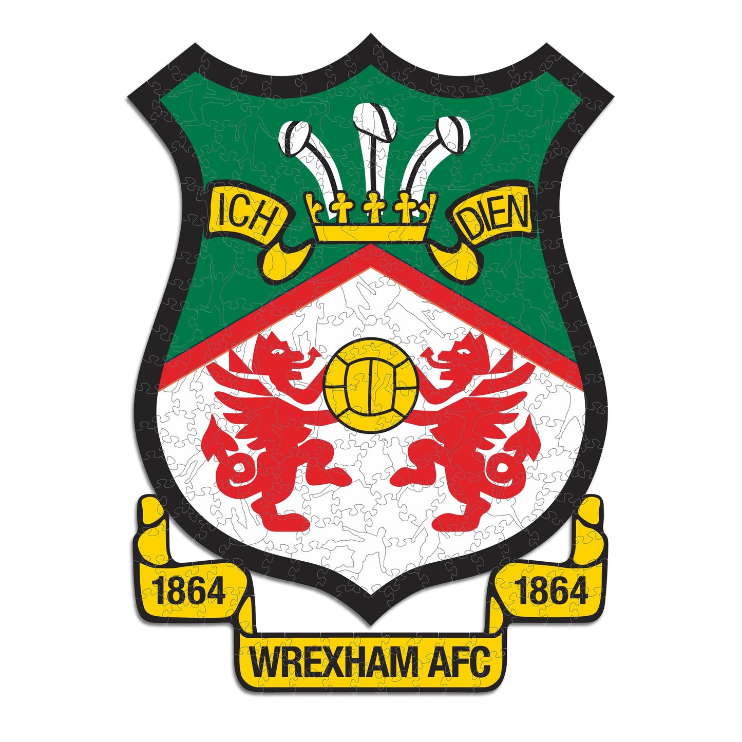 Wrexham AFC® Crest - Wooden Puzzle