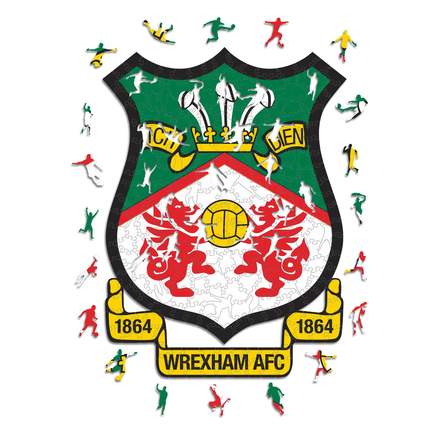 Wrexham AFC® Crest - Wooden Puzzle