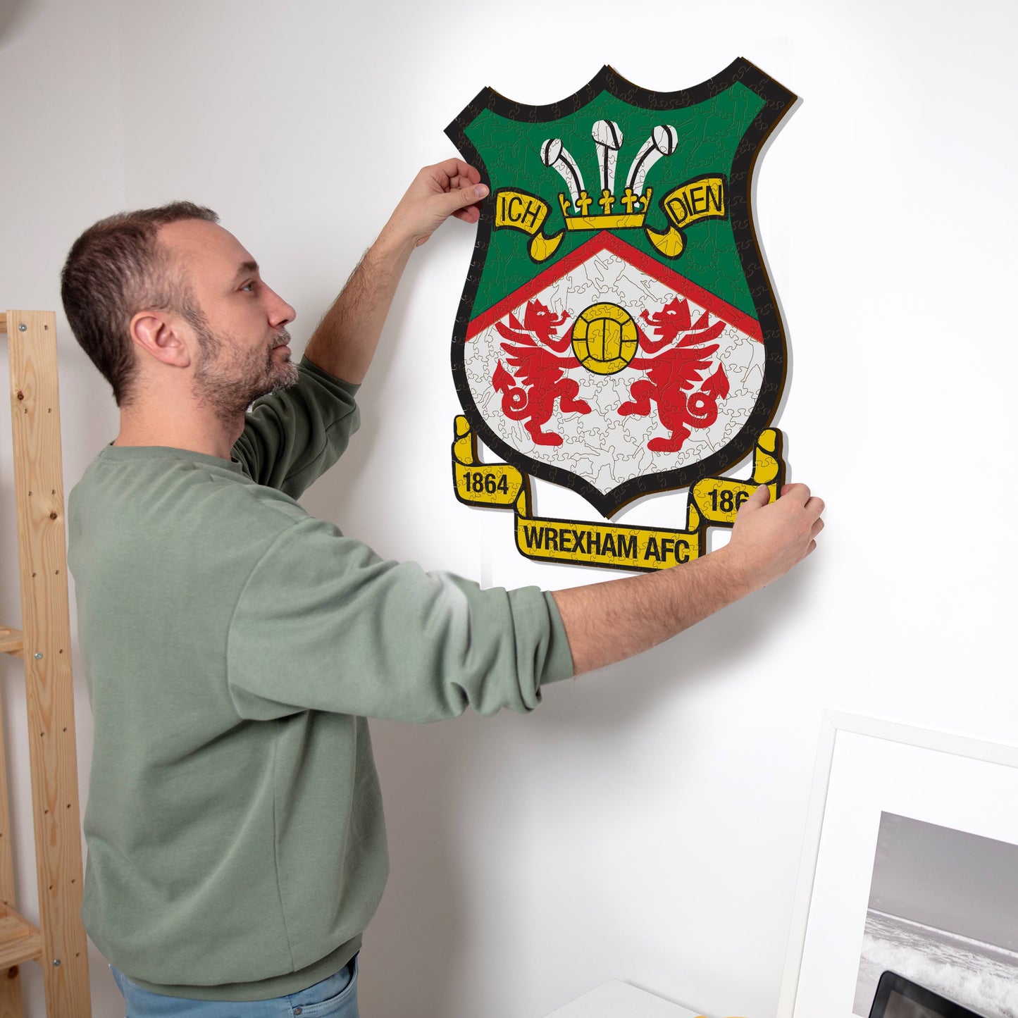 Wrexham AFC® Crest - Wooden Puzzle