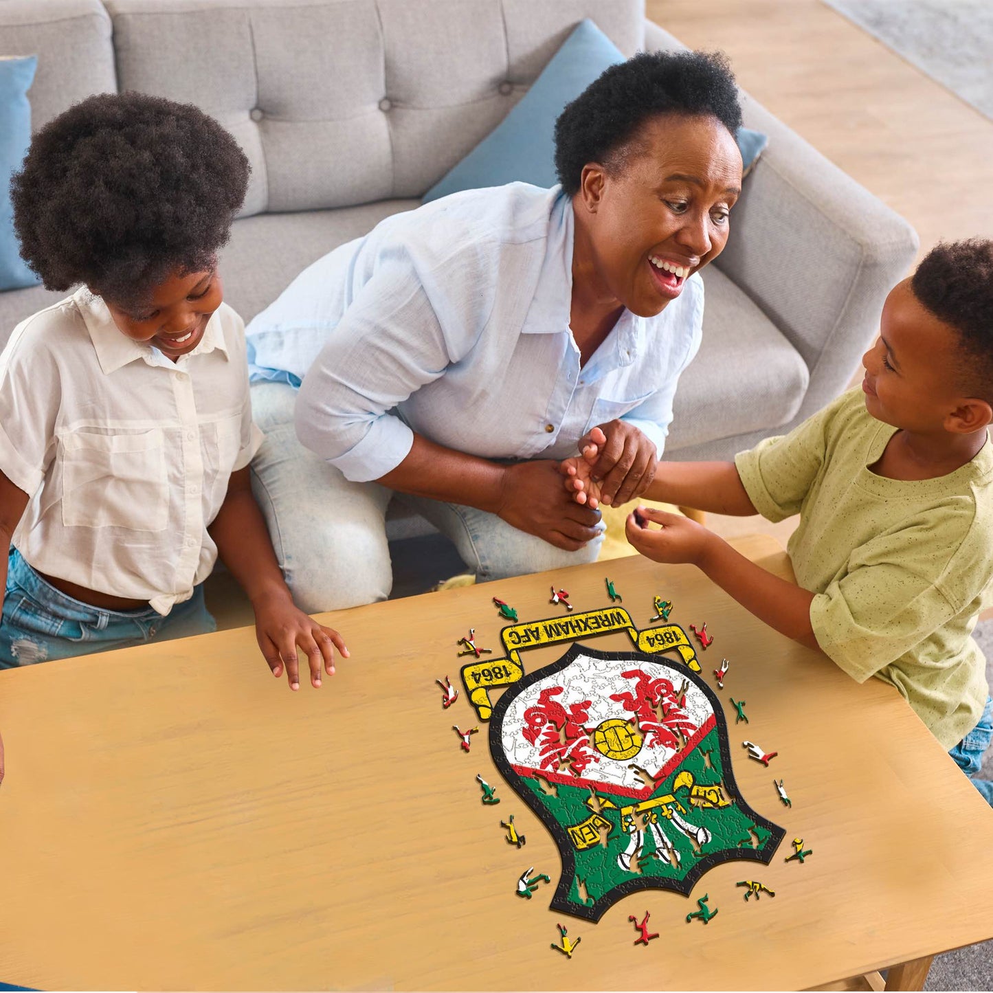 Wrexham AFC® Crest - Wooden Puzzle