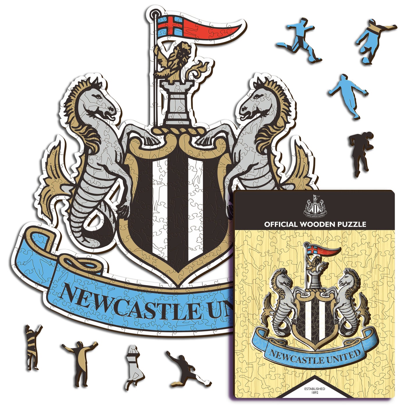 Newcastle United FC® Crest - Wooden Puzzle