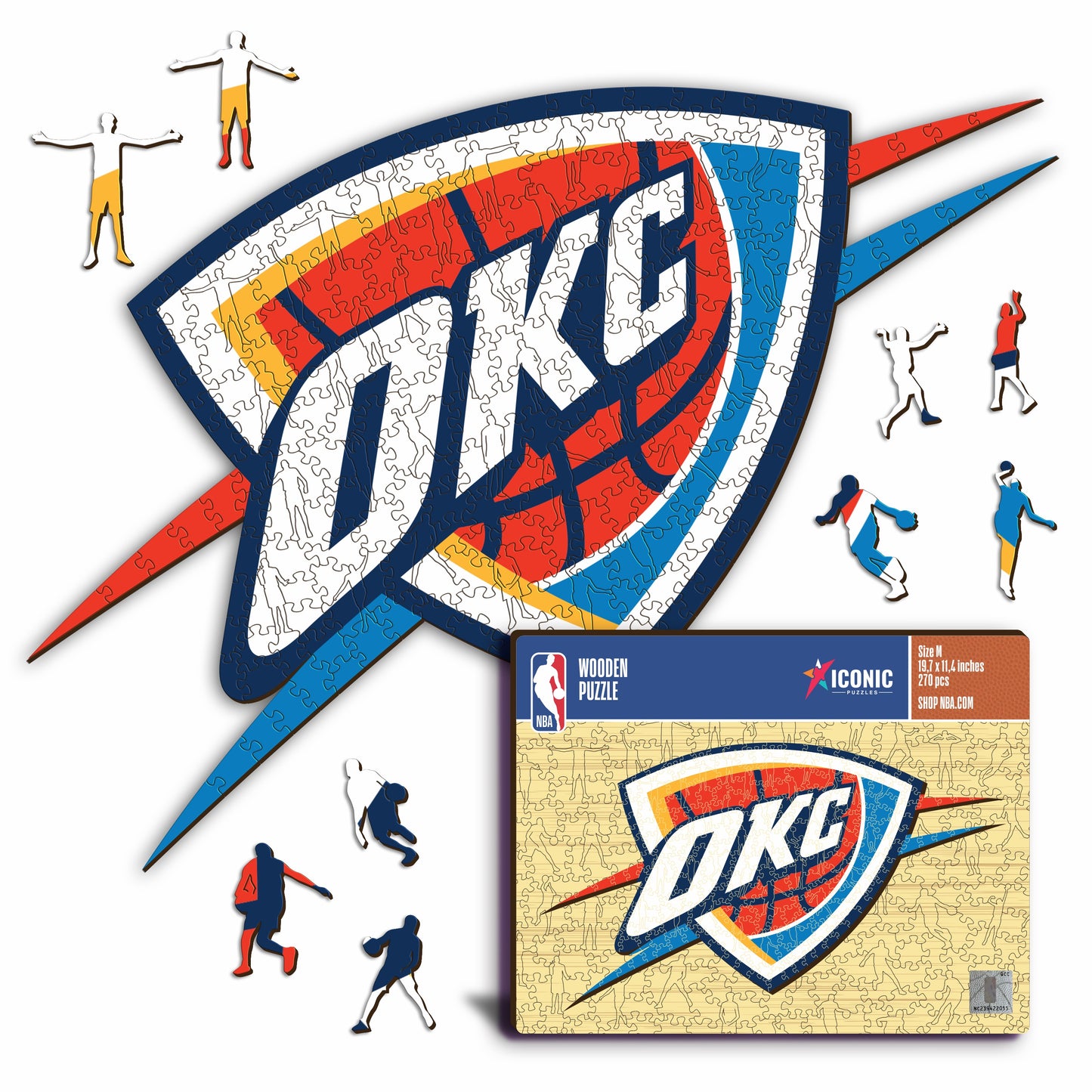 Oklahoma City Thunder™ - Wooden Puzzle