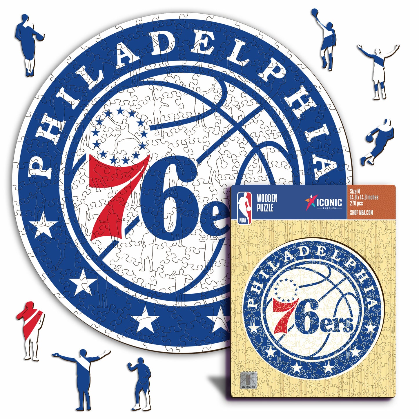 Philadelphia 76ers™ - Wooden Puzzle