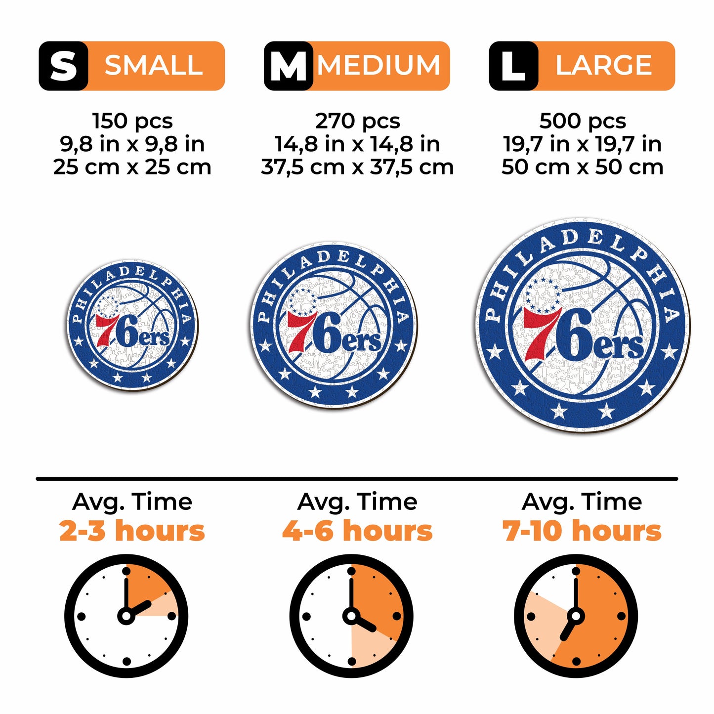 Philadelphia 76ers™ - Wooden Puzzle