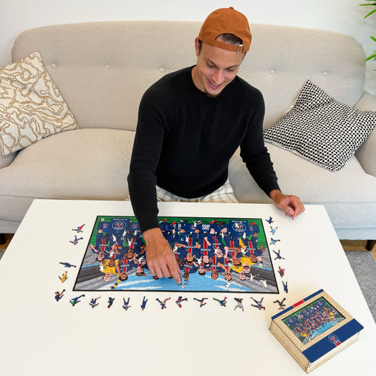 Paris Saint-Germain FC® Treble Winners 24/25 - Wooden Puzzle