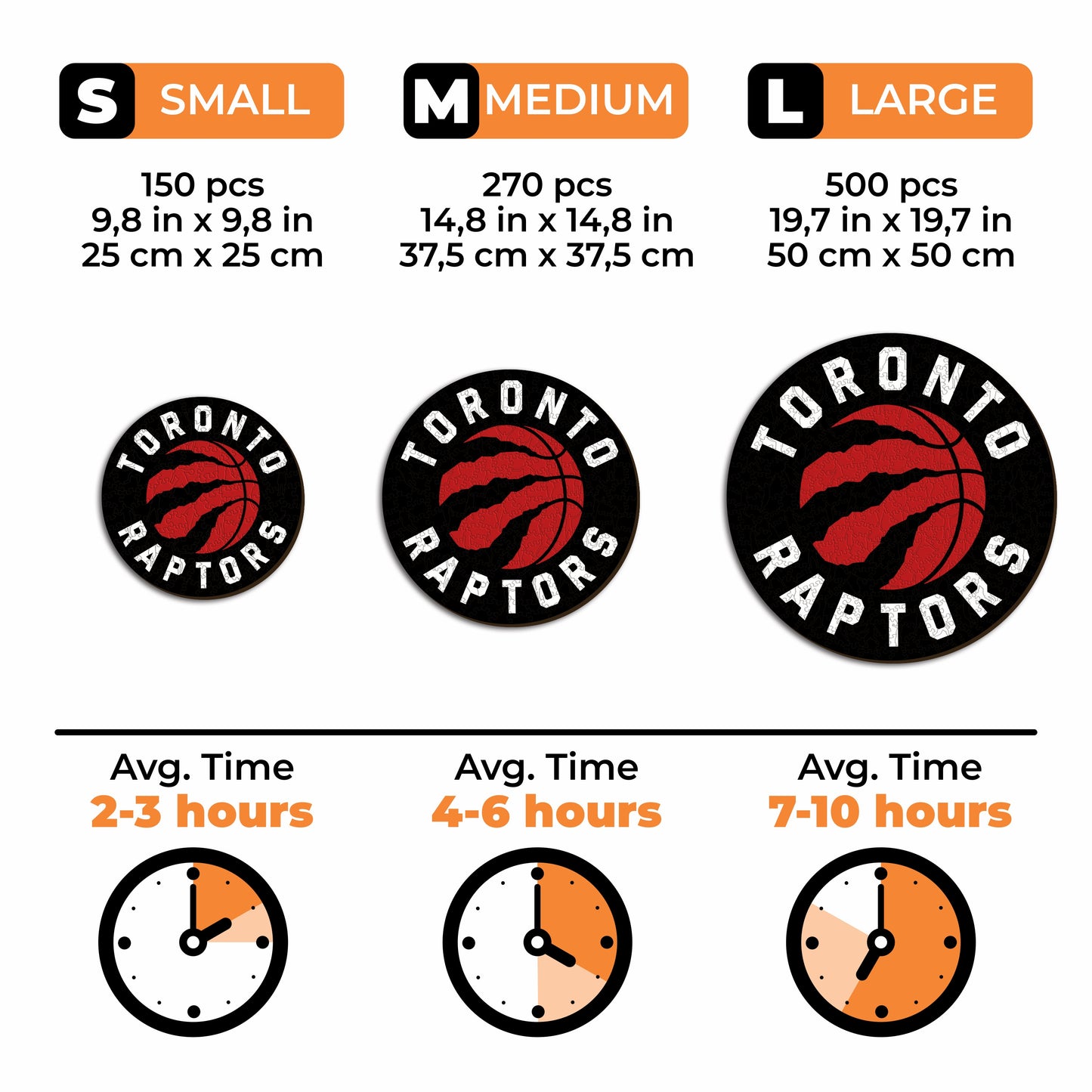 Toronto Raptors™ - Wooden Puzzle