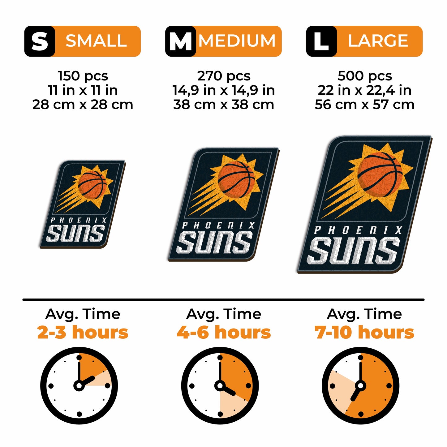 Phoenix Suns™ - Wooden Puzzle