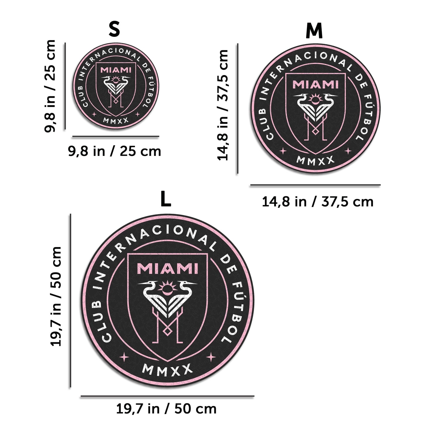 Inter Miami CF® Crest - Wooden Puzzle