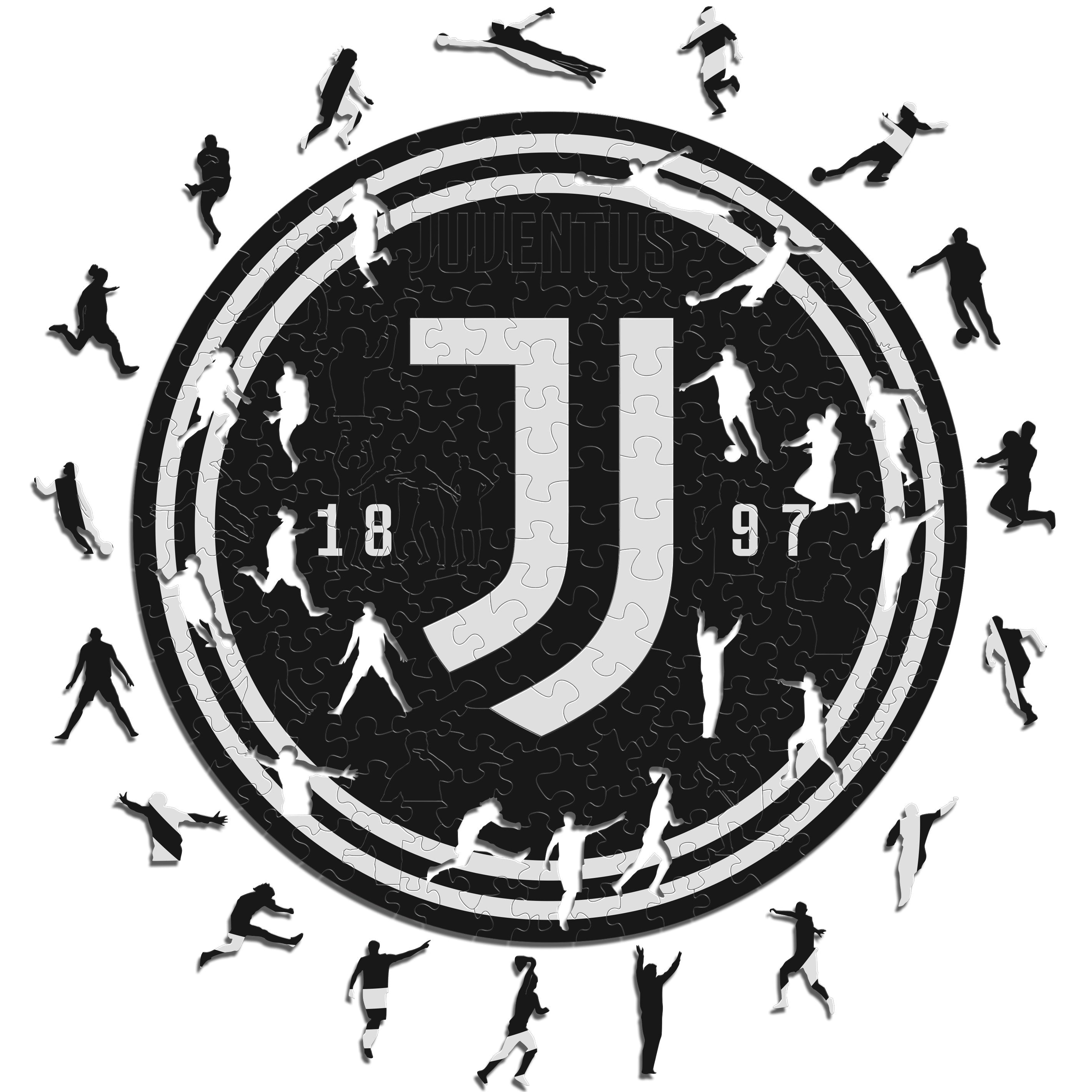 Juventus FC® Crest - Wooden Puzzle – Iconic Puzzles UK