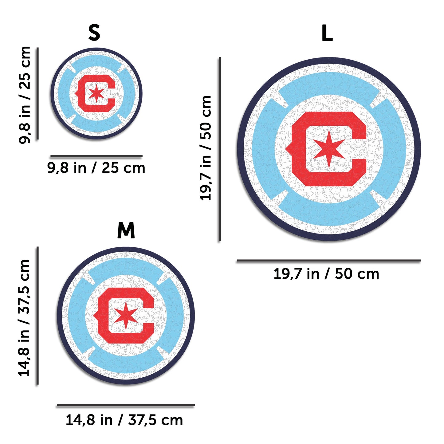 Chicago Fire® Crest - Wooden Puzzle